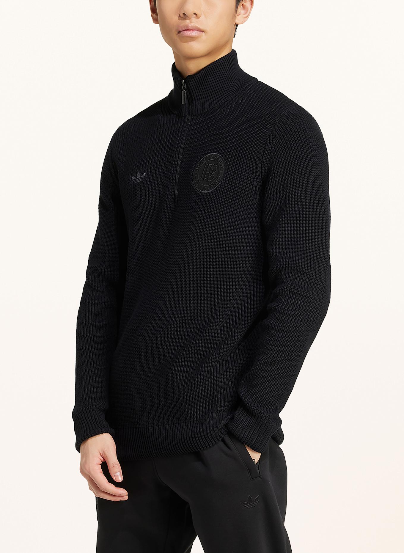 adidas Originals Troyer GERMANY ANNIVERSARY HALF ZIP: SCHWARZ