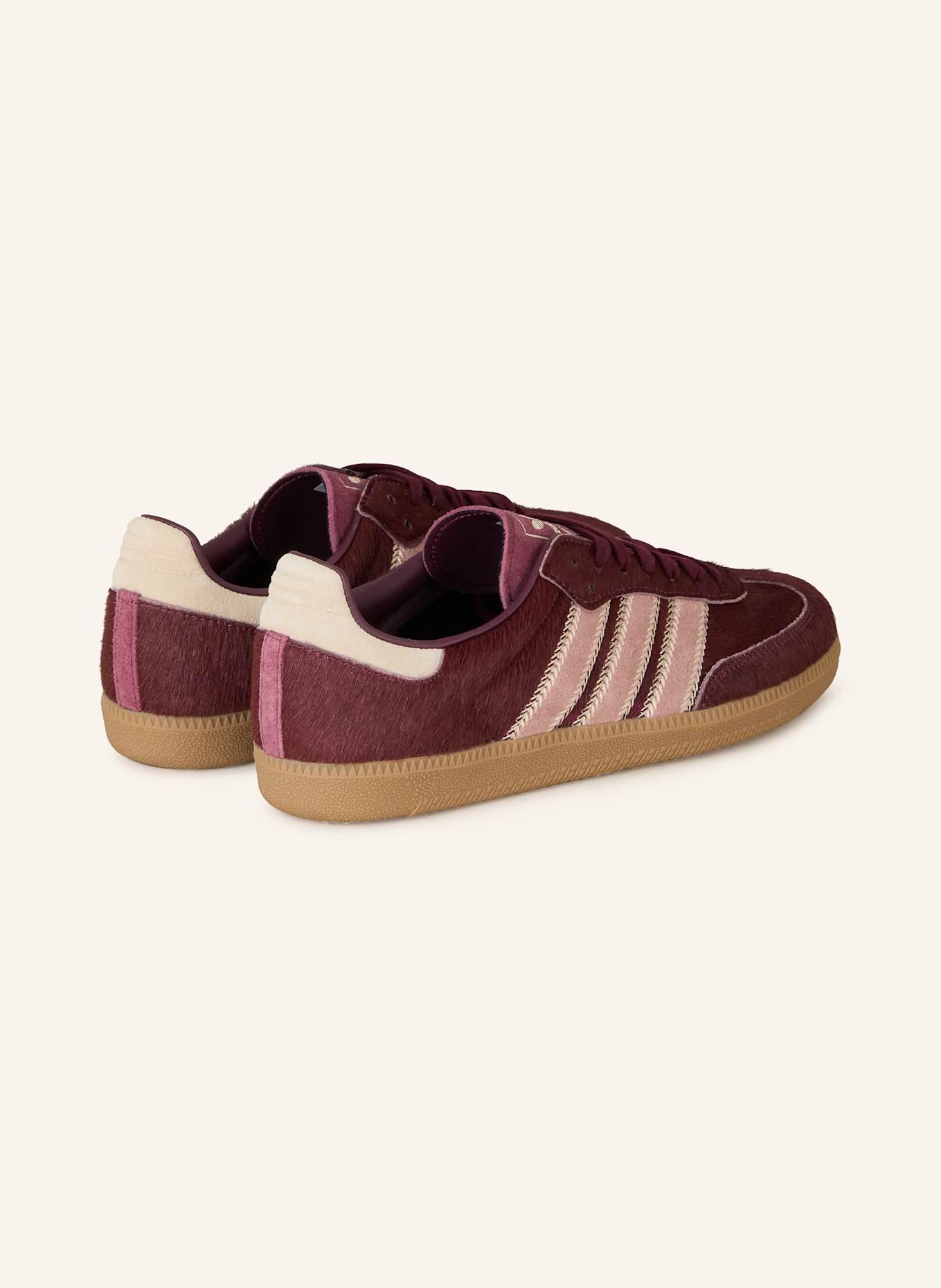 adidas Originals Sneaker SAMBA OG: DUNKELROT/ HELLROSA/ BEIGE