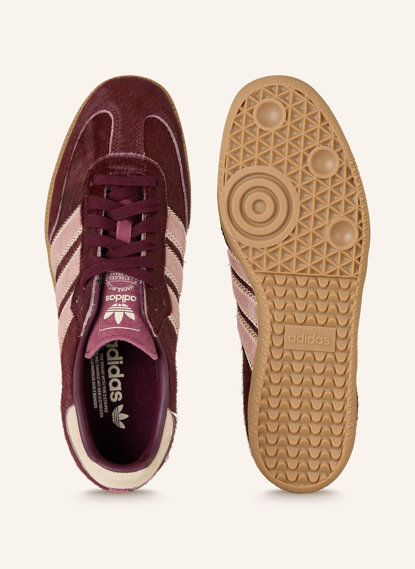 adidas Originals Sneaker SAMBA OG: DUNKELROT/ HELLROSA/ BEIGE