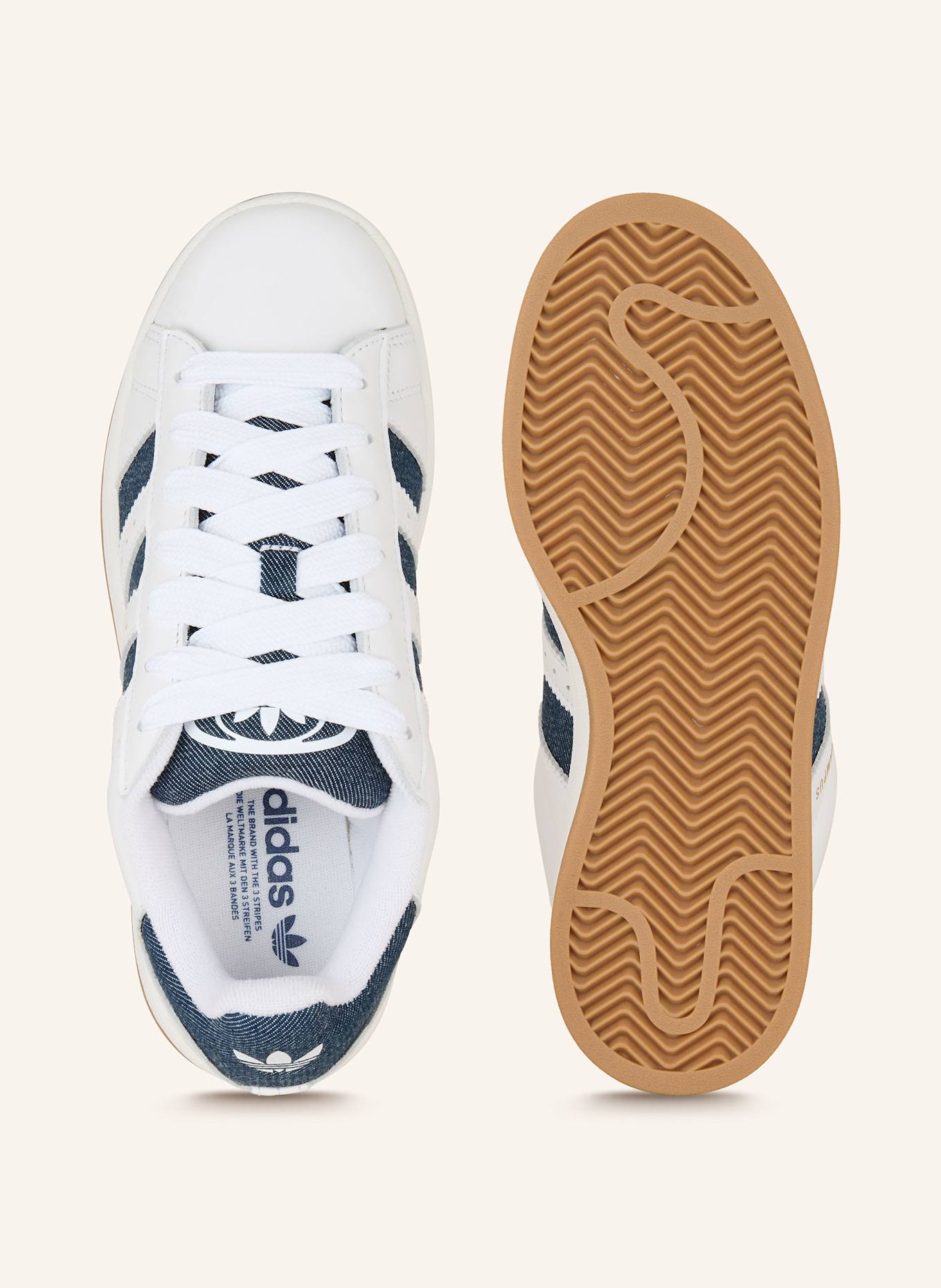 adidas Originals Sneaker CAMPUS 00S: WEISS/ BLAU