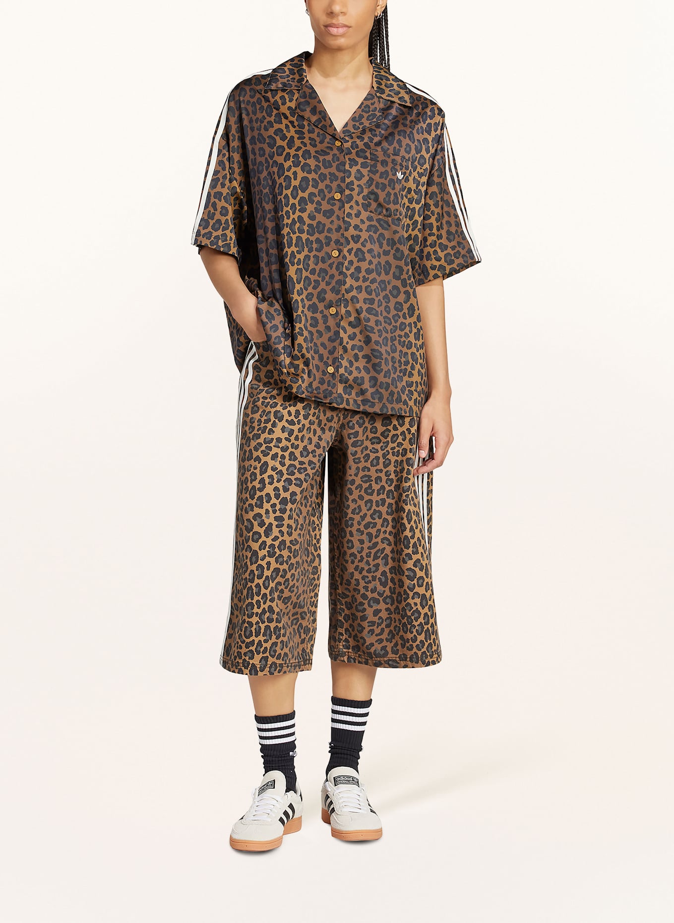 adidas Originals T-Shirt ORIGINALS: BRAUN / SCHWARZ / GRAU