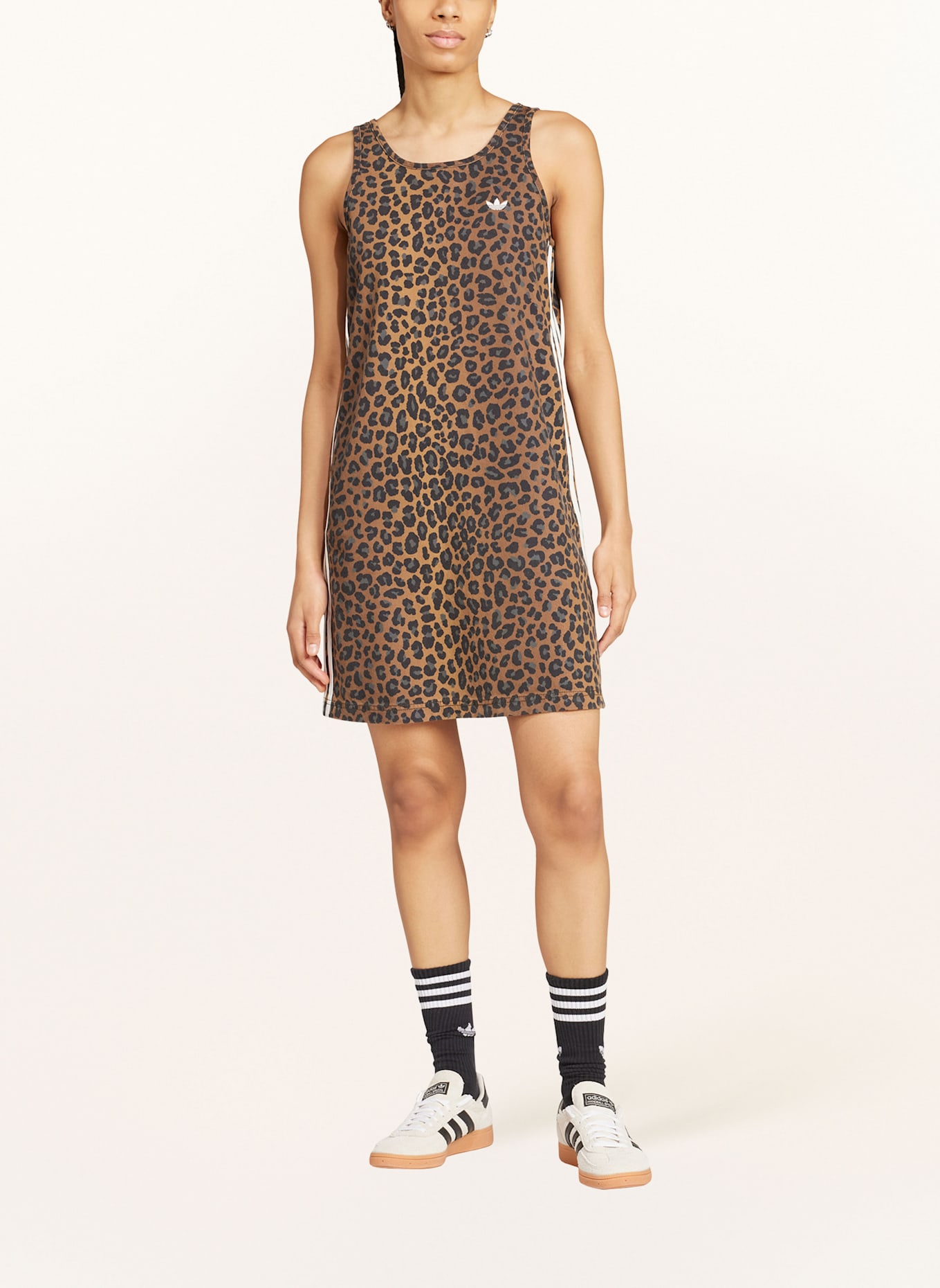 adidas Originals Kleid ORIGINALS: BRAUN / SCHWARZ / GRAU