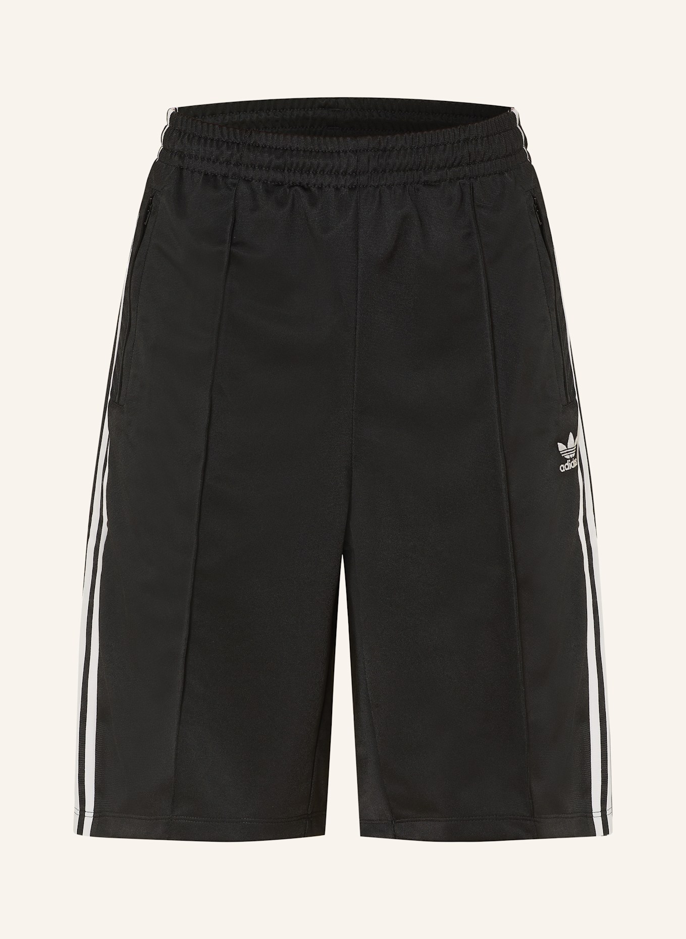 ★adidas originals★W ADICOLOR FIREBIRD LONG SHORTS★追跡可 adidas Originals FIREBIRD ADICOLOR LONG shorts in black/ white