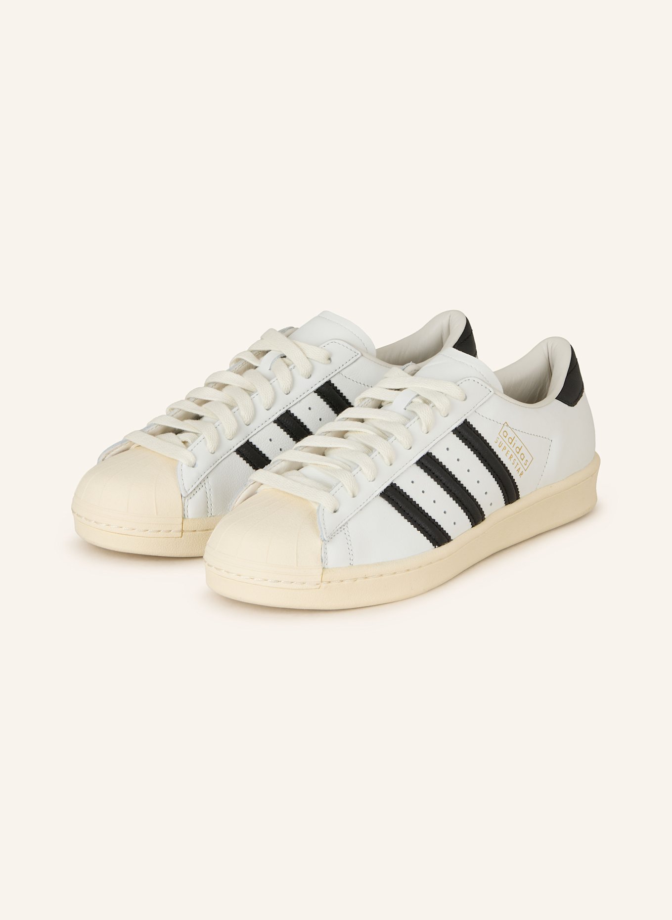 adidas Originals Sneaker SUPERSTAR VINTAGE MADE IN GERMANY: WEISS/ SCHWARZ