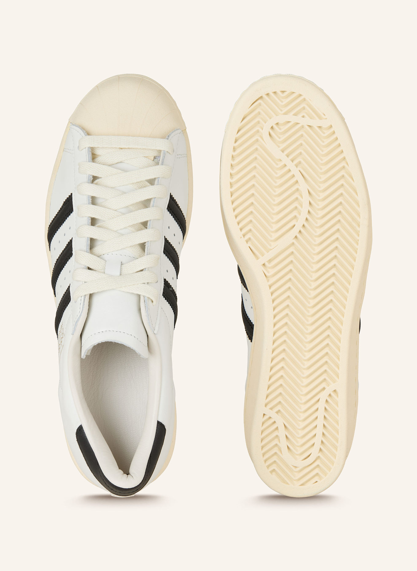 adidas Originals Sneaker SUPERSTAR VINTAGE MADE IN GERMANY: WEISS/ SCHWARZ