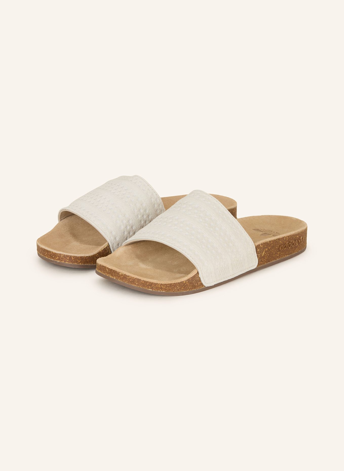 adidas Originals Mules ADILETTE SLIDES: CRÈME
