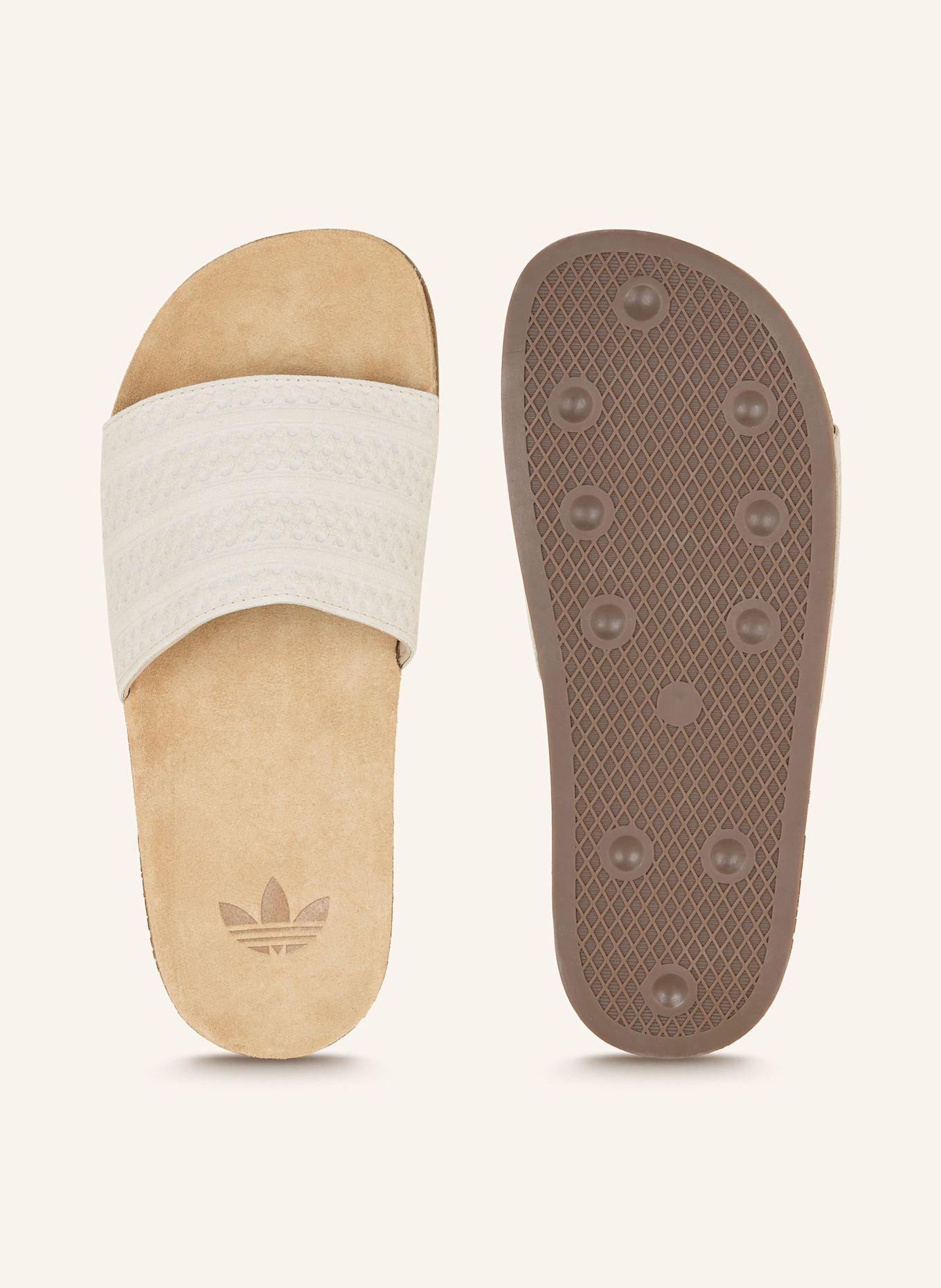 adidas Originals Mules ADILETTE SLIDES: CRÈME