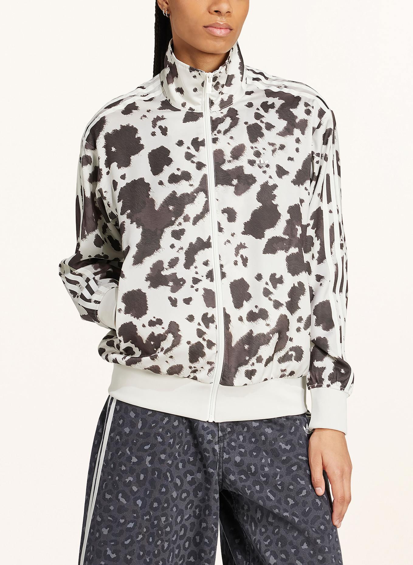 adidas Originals Trainingsjacke ORIGINALS: CREME/ DUNKELGRAU