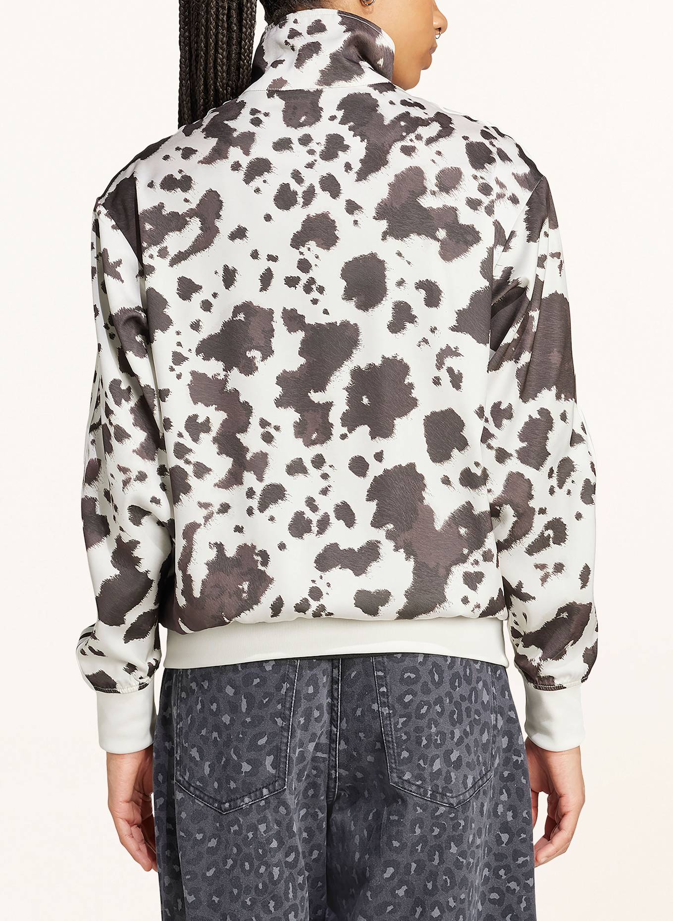 adidas Originals Trainingsjacke ORIGINALS: CREME/ DUNKELGRAU