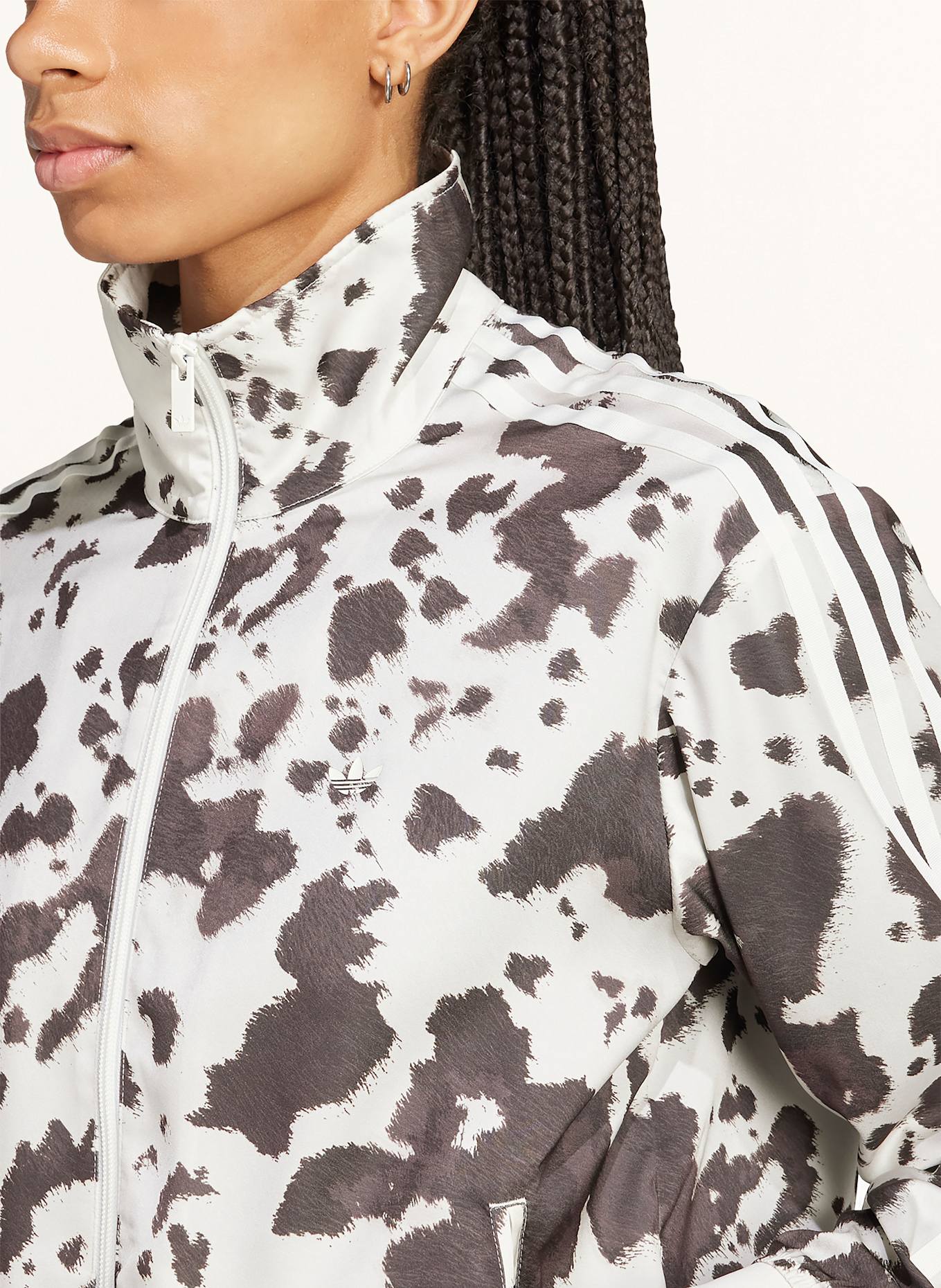 adidas Originals Trainingsjacke ORIGINALS: CREME/ DUNKELGRAU