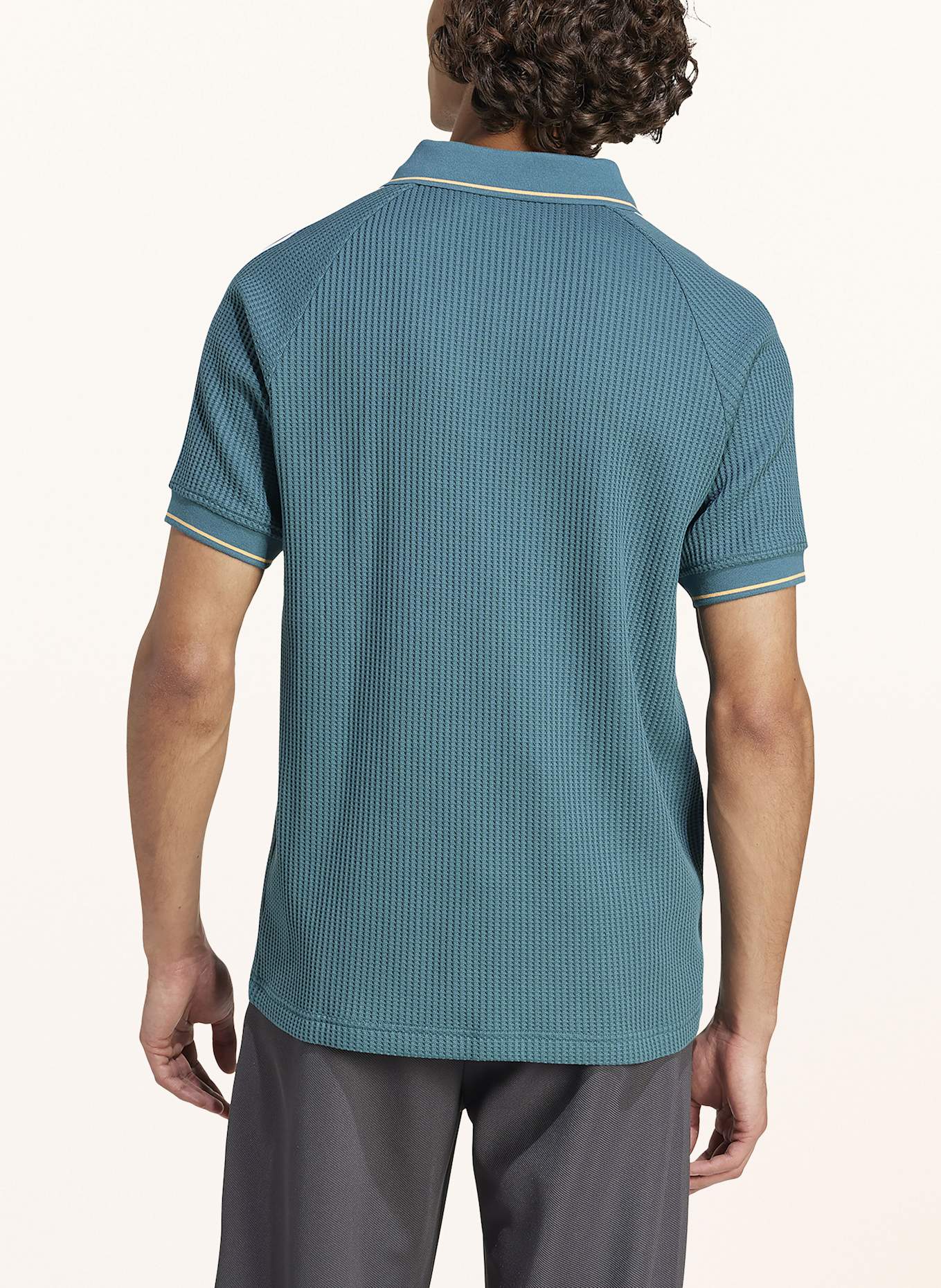 トップス Adidas Knit Polo Shirt adidas Waffle Knit Polo - Wonder White - HA9311 | OUTBACK Sylt