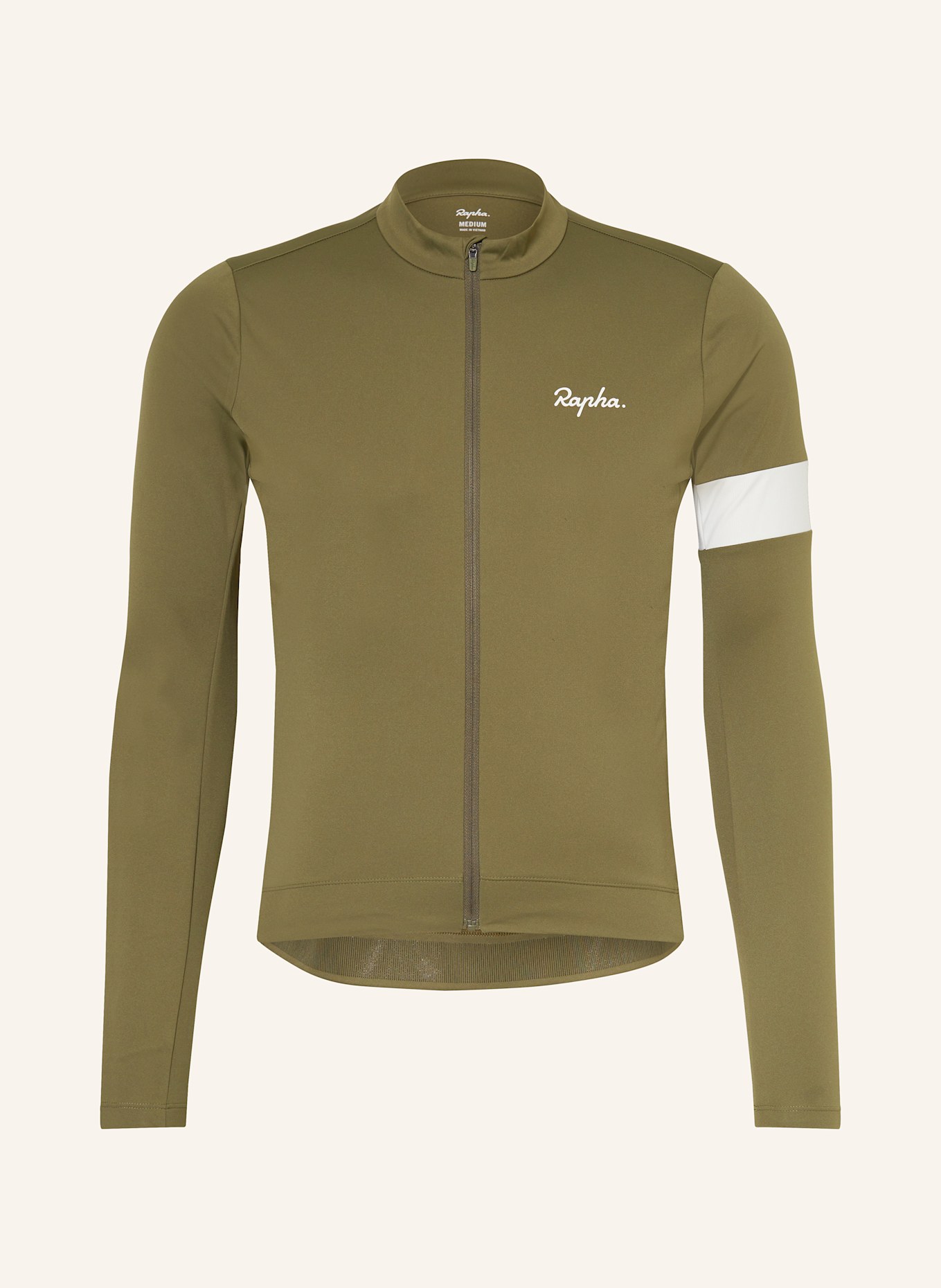 Rapha Radtrikot CORE THERMAL: OLIV / WEISS