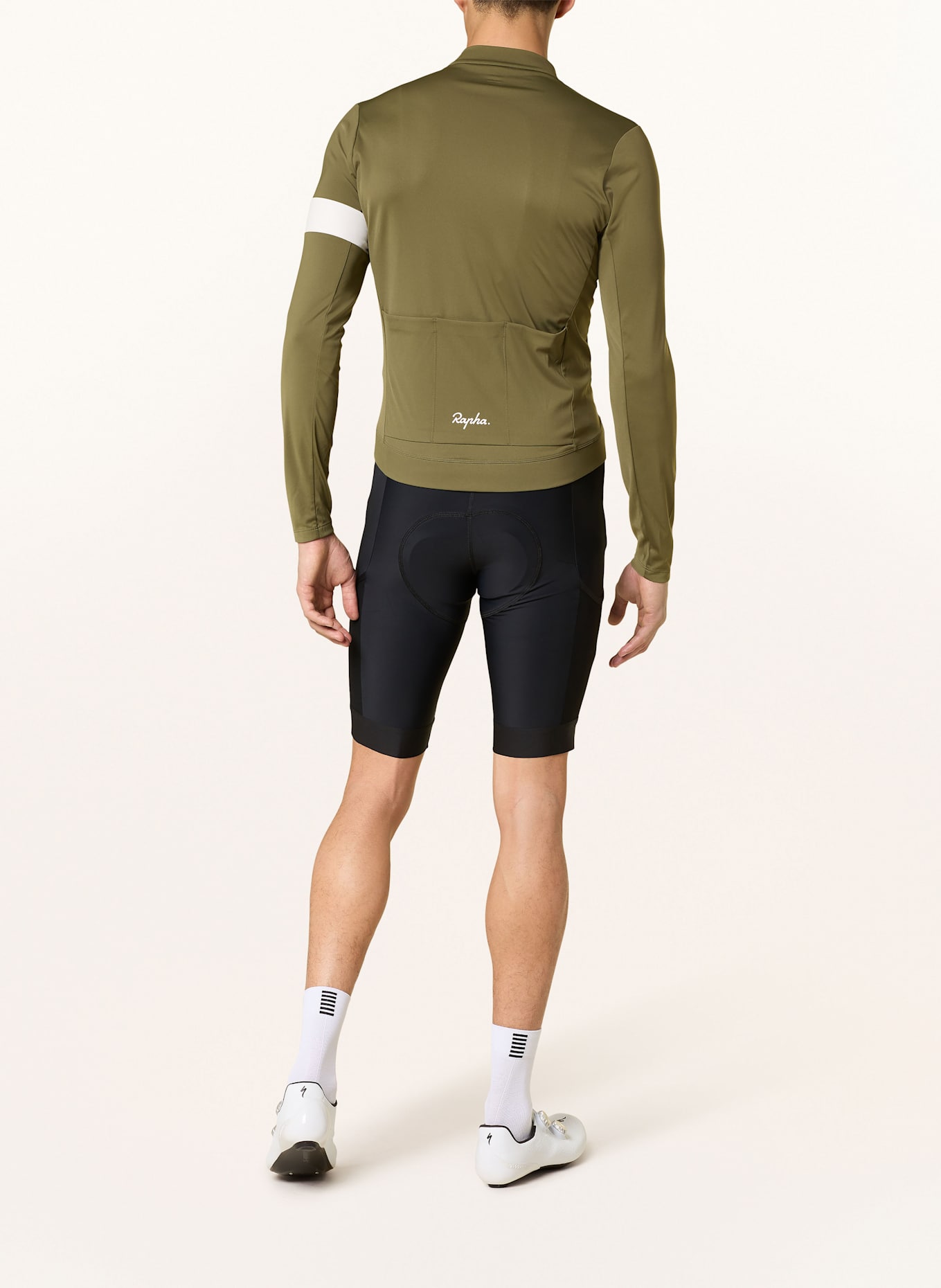 Rapha Radtrikot CORE THERMAL: OLIV / WEISS