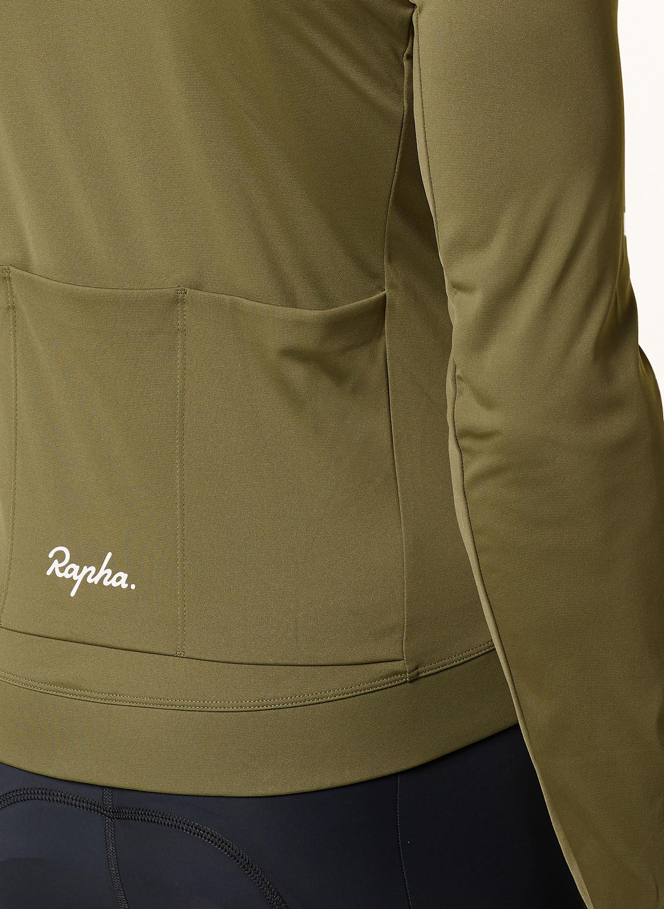 Rapha Radtrikot CORE THERMAL: OLIV / WEISS