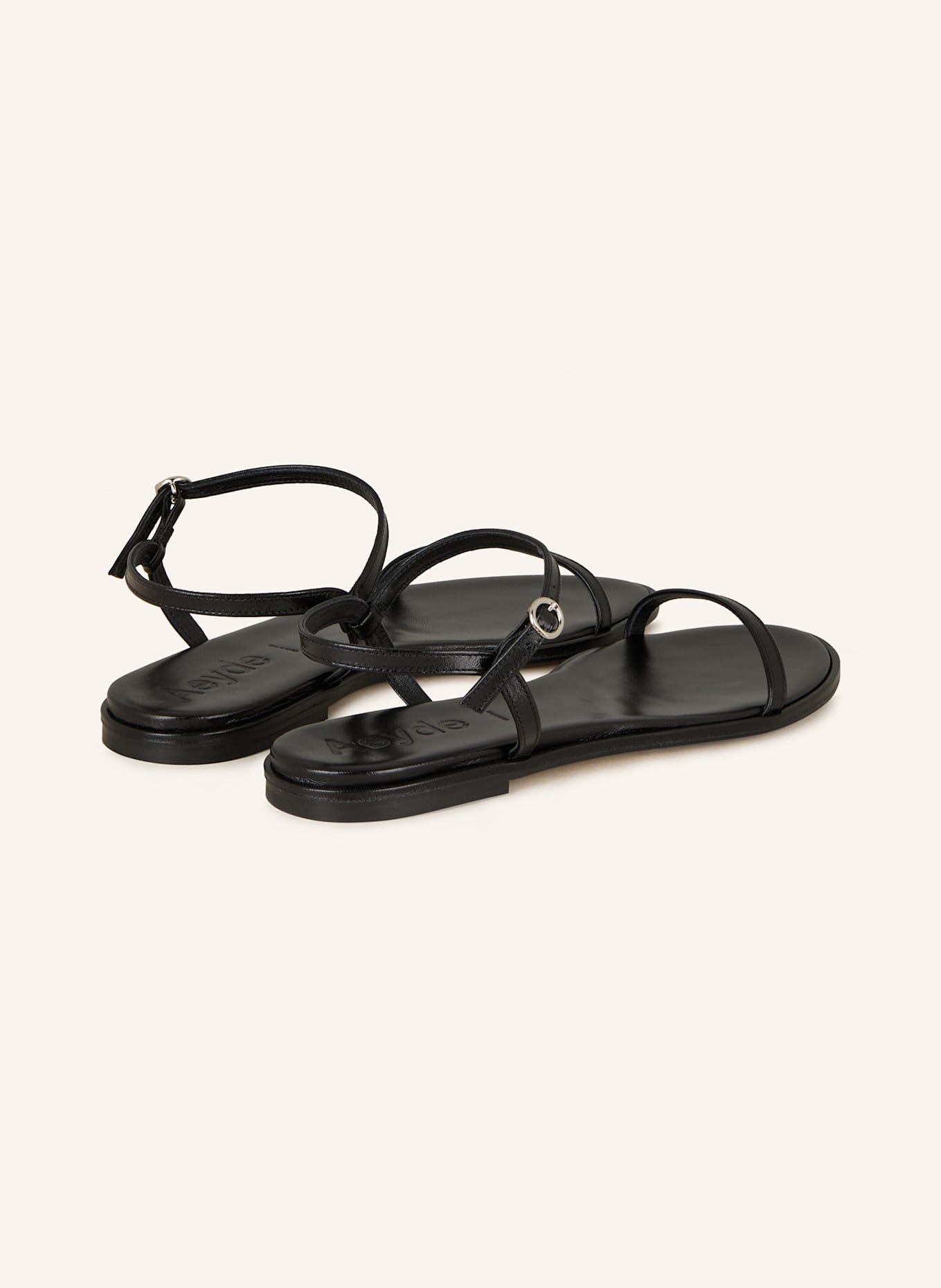 Aeyde Sandalen NETTIE: SCHWARZ