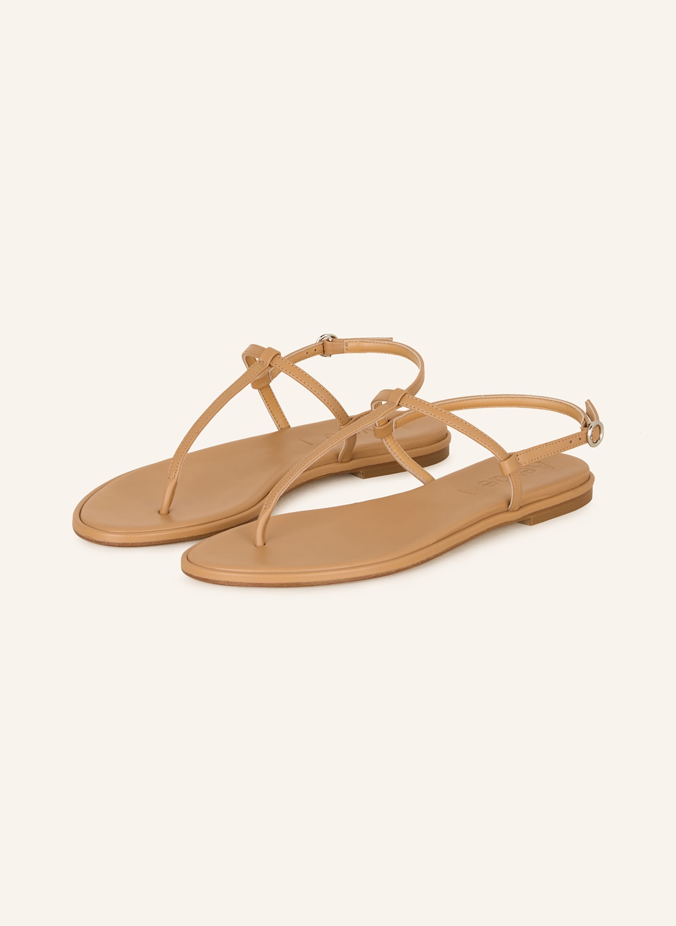 Aeyde NALA flip flops, Color: BROWN (Image 1)