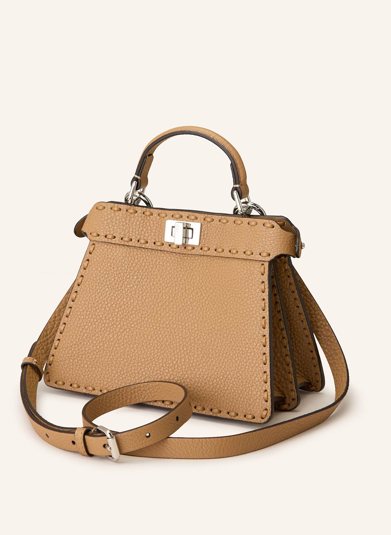 FENDI Handtasche PEEKABOO ISEEU: CAMEL