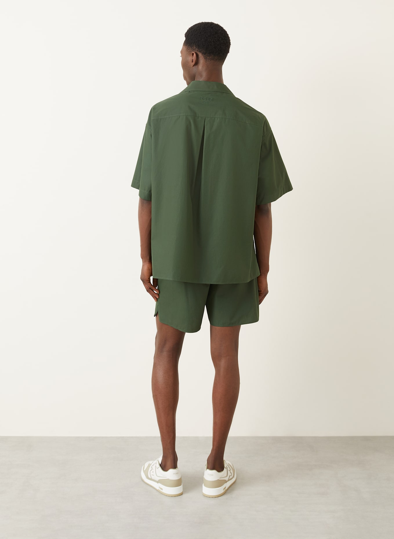 FENDI Resorthemd Comfort Fit: DUNKELGRÜN