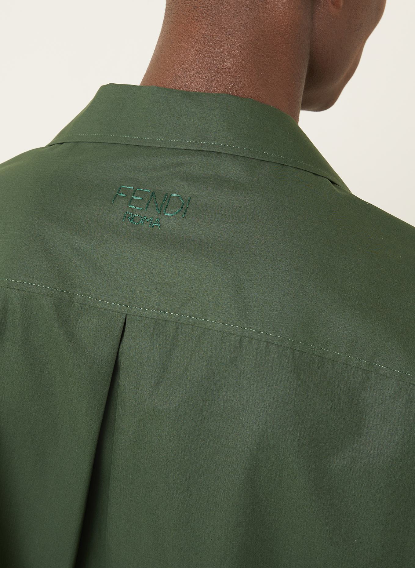 FENDI Resorthemd Comfort Fit: DUNKELGRÜN