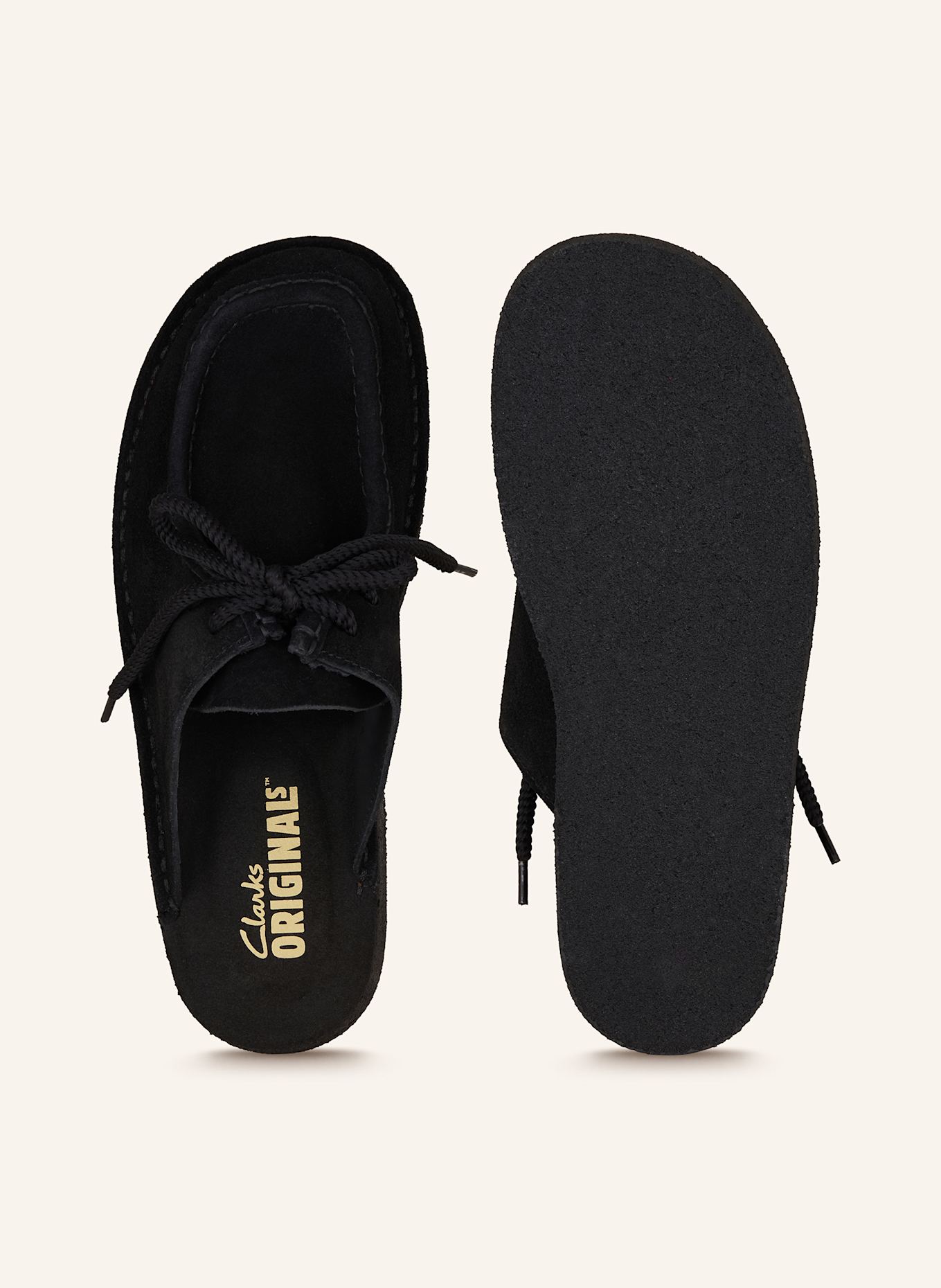 Clarks ORIGINALS Pantofle DSRTNOMAD: ČERNÁ