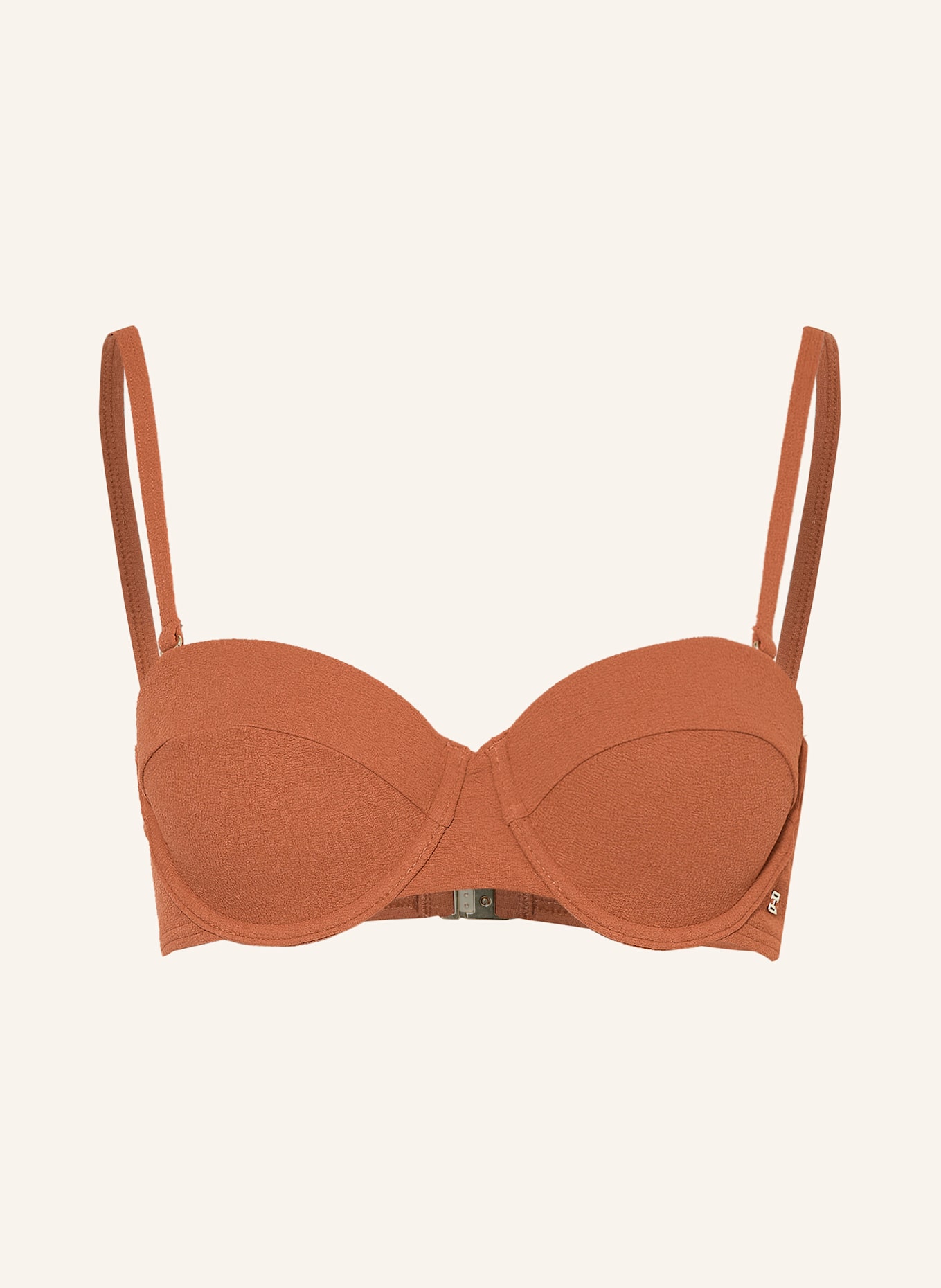 TOMMY HILFIGER Bügel-Bikini-Top: DUNKELORANGE