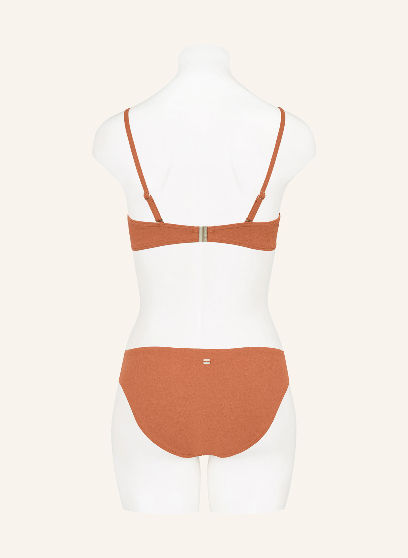 TOMMY HILFIGER Bügel-Bikini-Top: DUNKELORANGE