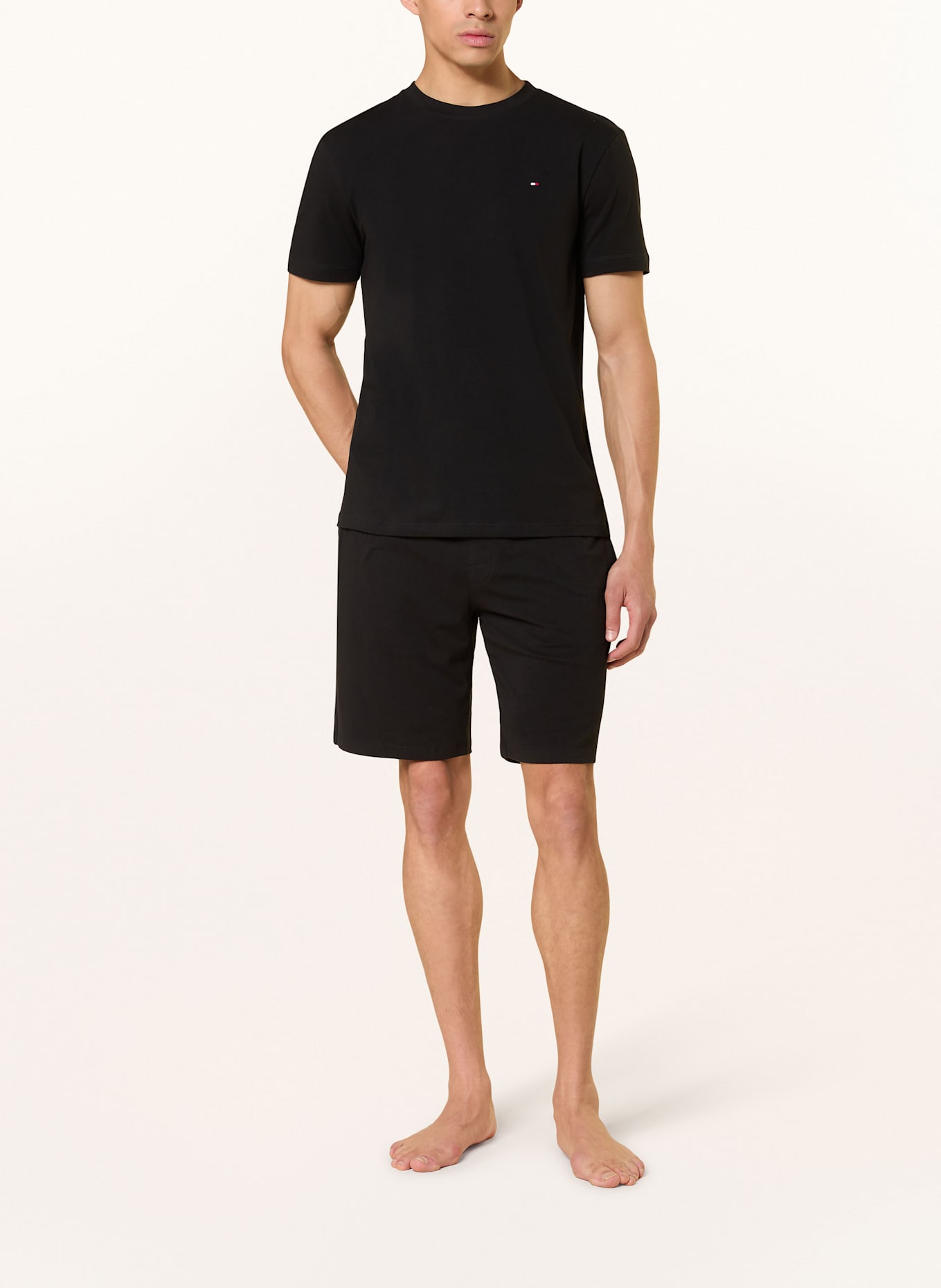 tommy Reloj HILFIGER Schlafshirt: SCHWARZ