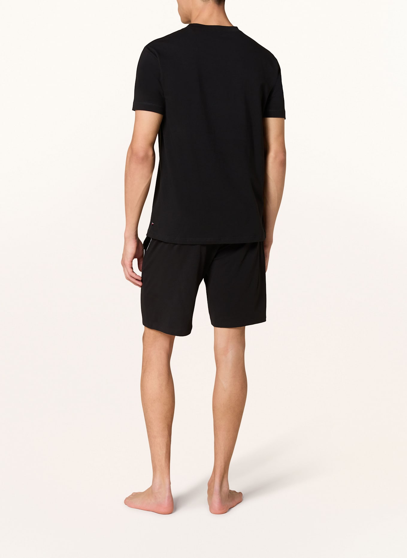 tommy Reloj HILFIGER Schlafshirt: SCHWARZ