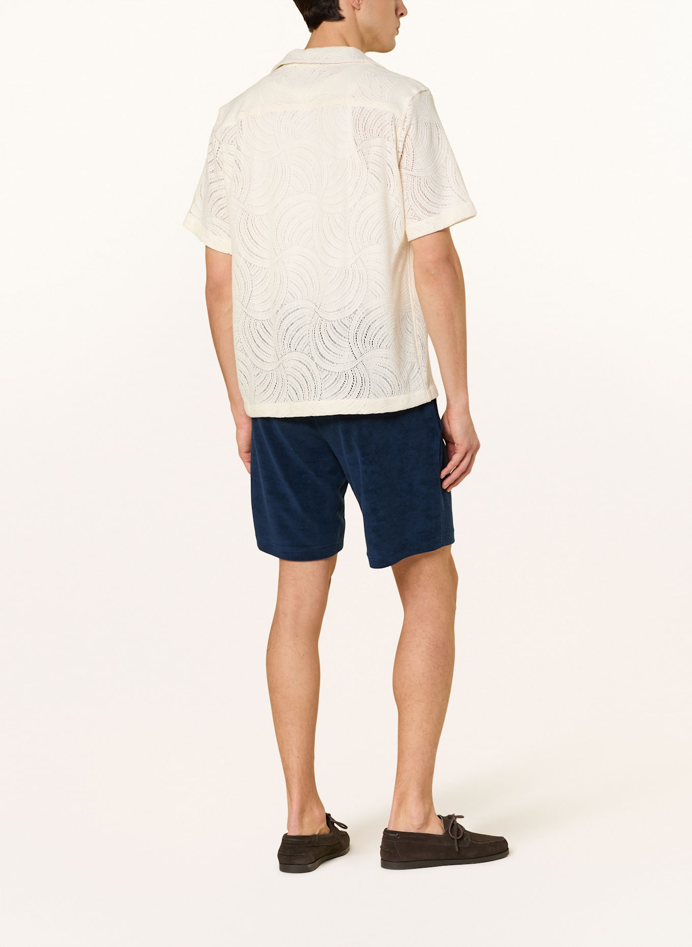 TOMMY HILFIGER Frotteeshorts: DUNKELBLAU
