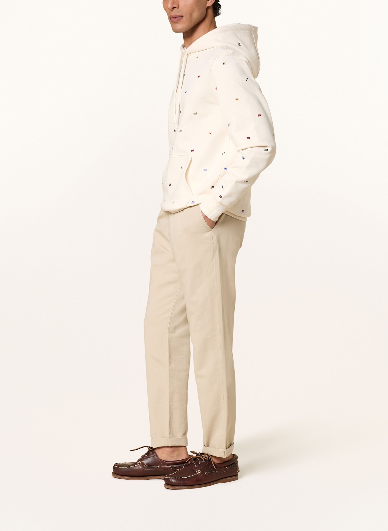 TOMMY HILFIGER Bluza z kapturem: ECRU