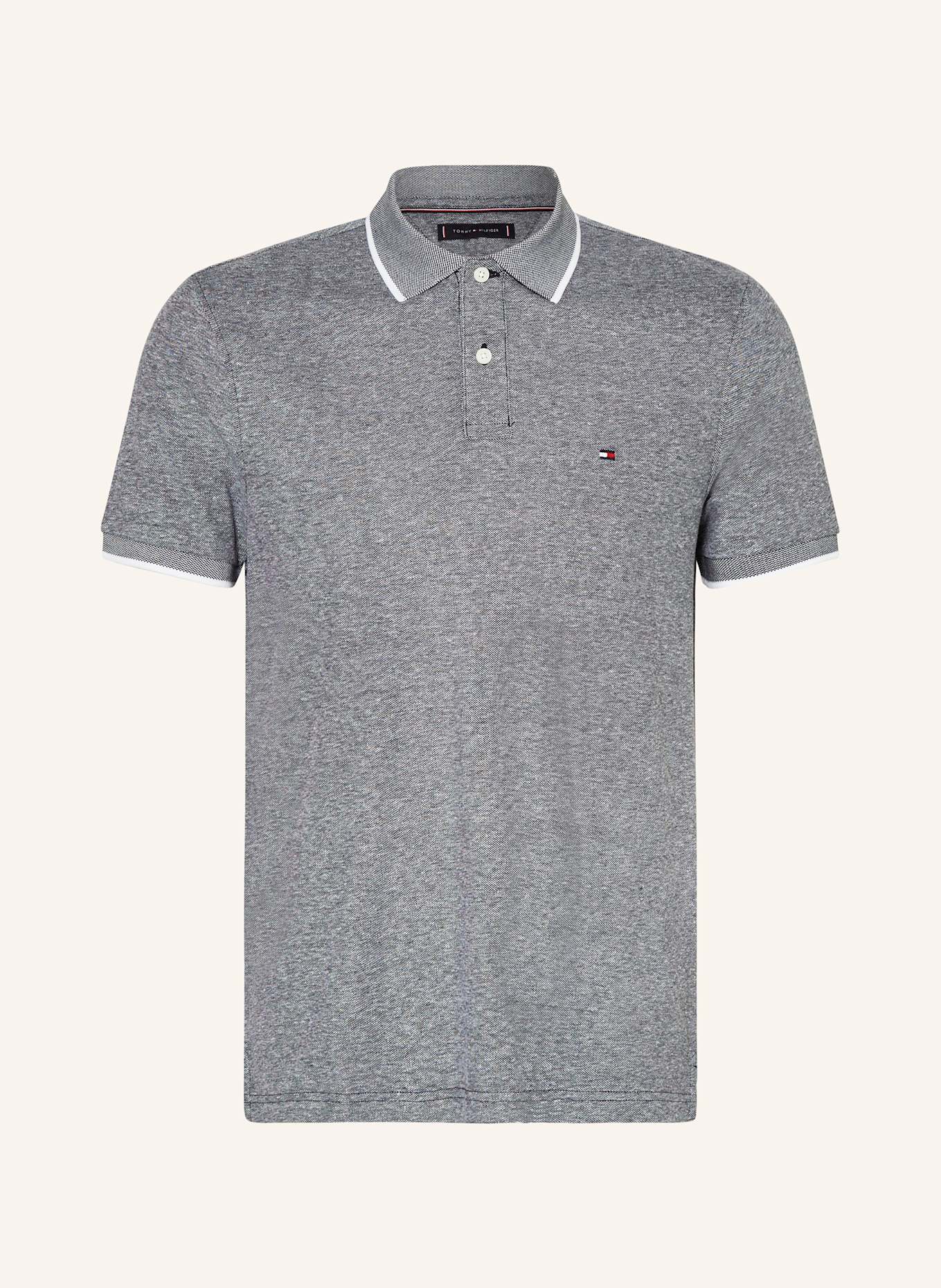 TOMMY HILFIGER Piqué-Poloshirt: BLAU