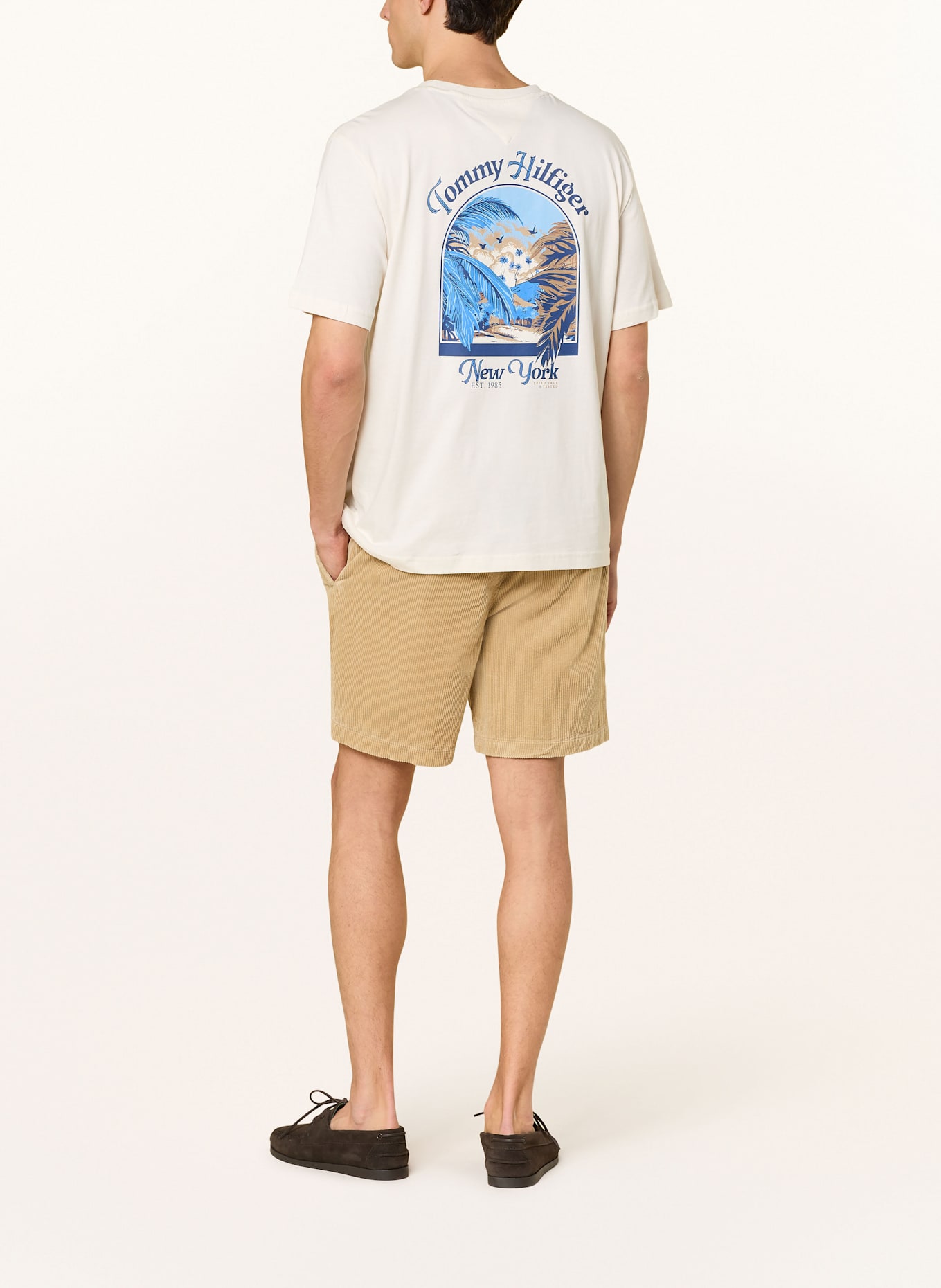 TOMMY HILFIGER Szorty sztruksowe: JASNOBRĄZOWY