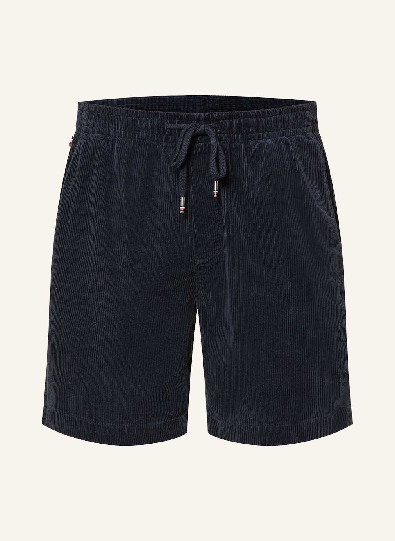 TOMMY HILFIGER Cordshorts: DUNKELBLAU