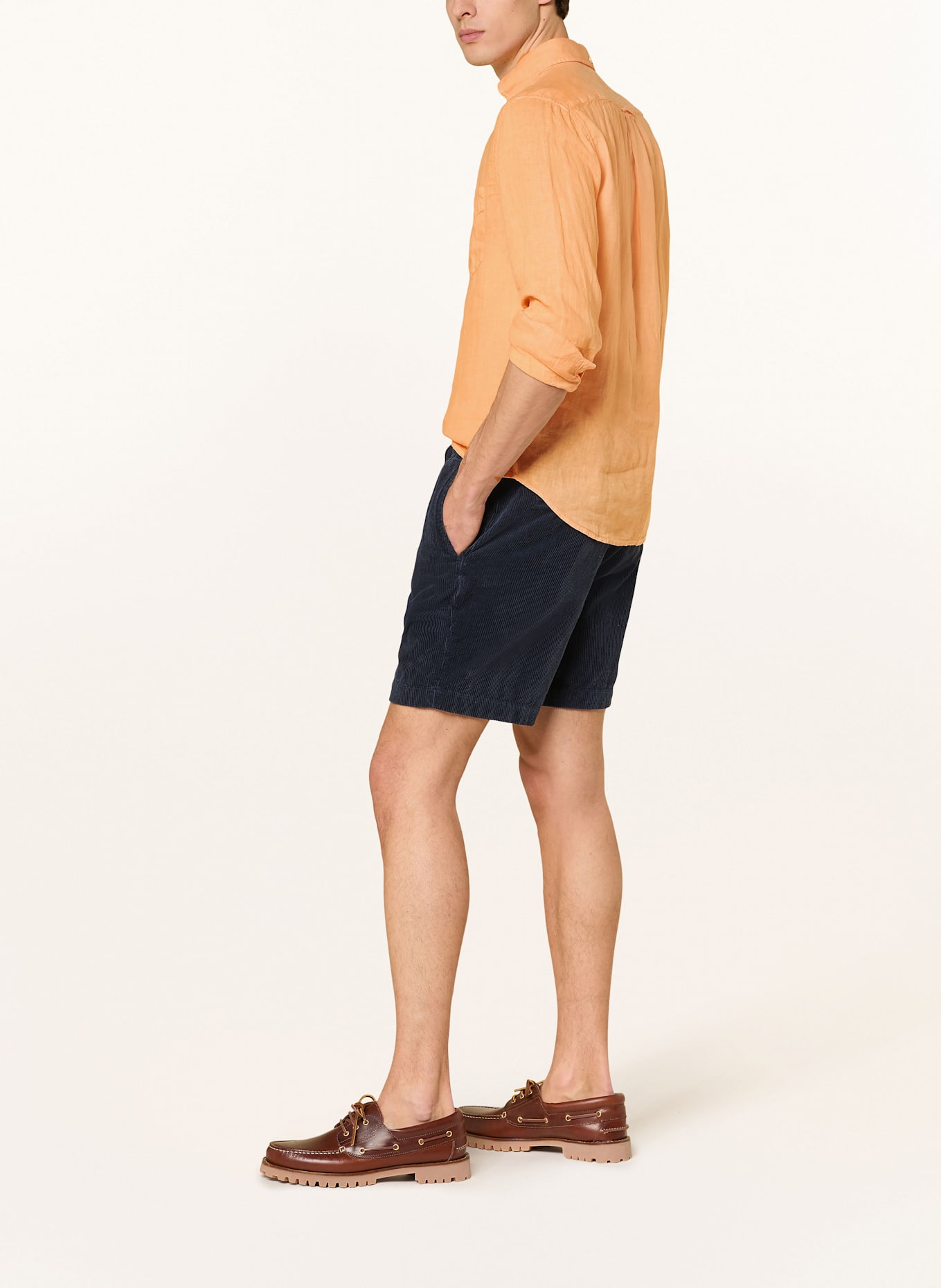 TOMMY HILFIGER Cordshorts: DUNKELBLAU