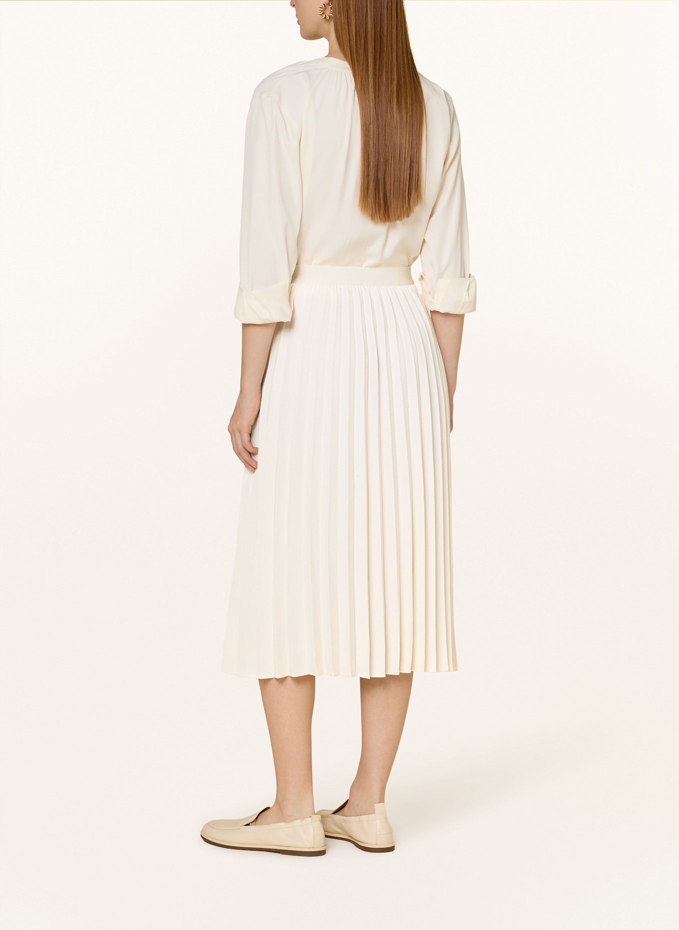TOMMY HILFIGER Plisseerock, Farbe: ECRU (Bild 3)