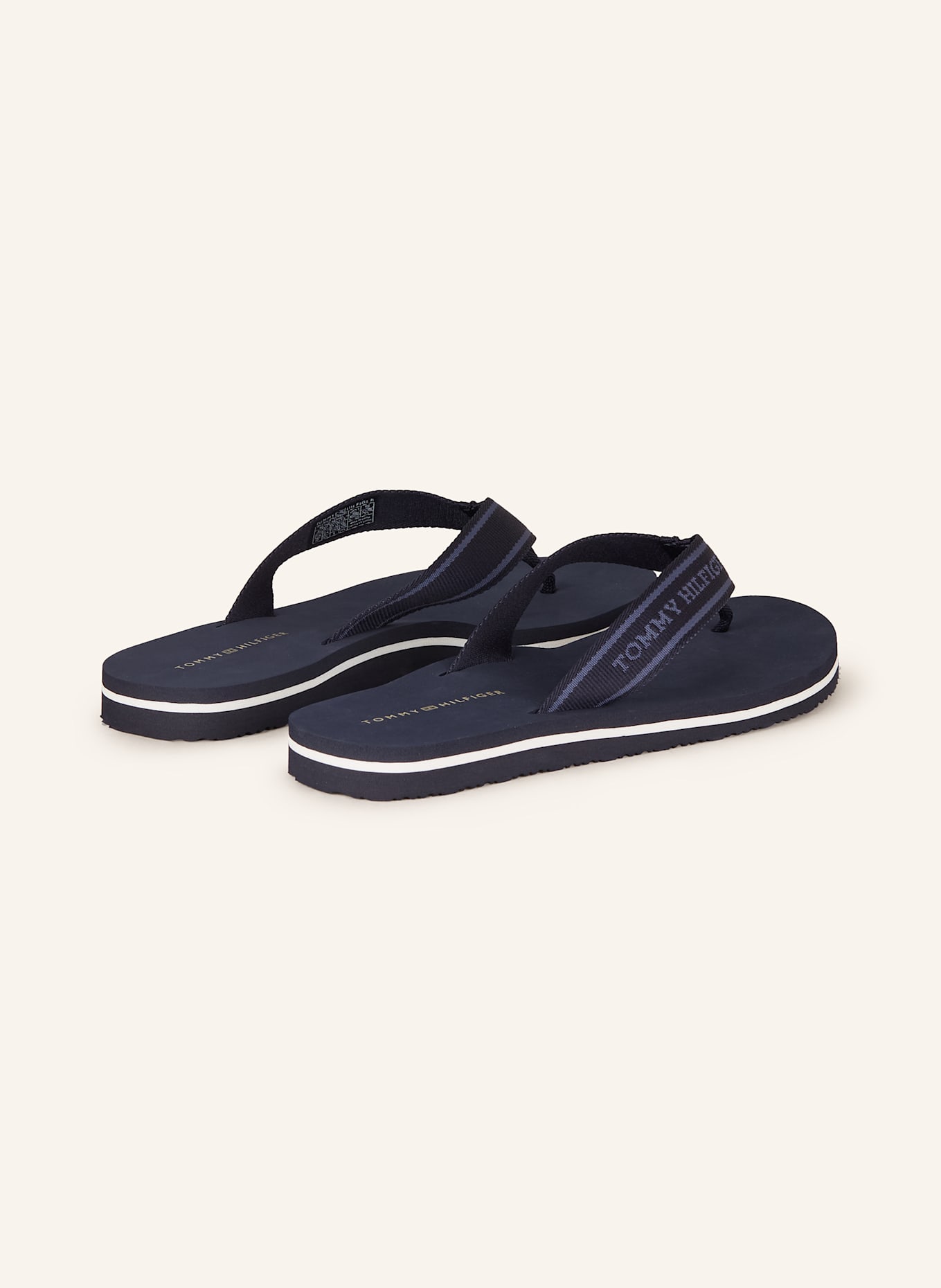 TOMMY HILFIGER Flip flops: DARK BLUE