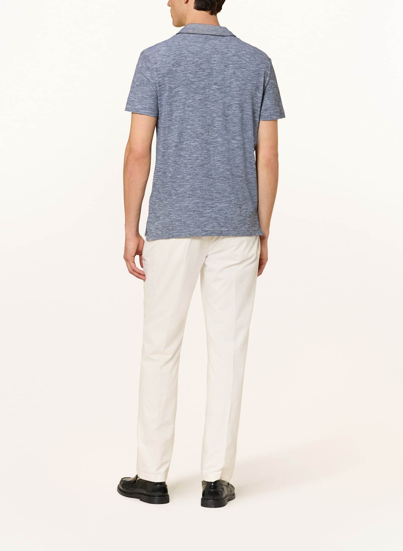 TOMMY HILFIGER Piqué-Poloshirt: BLAU