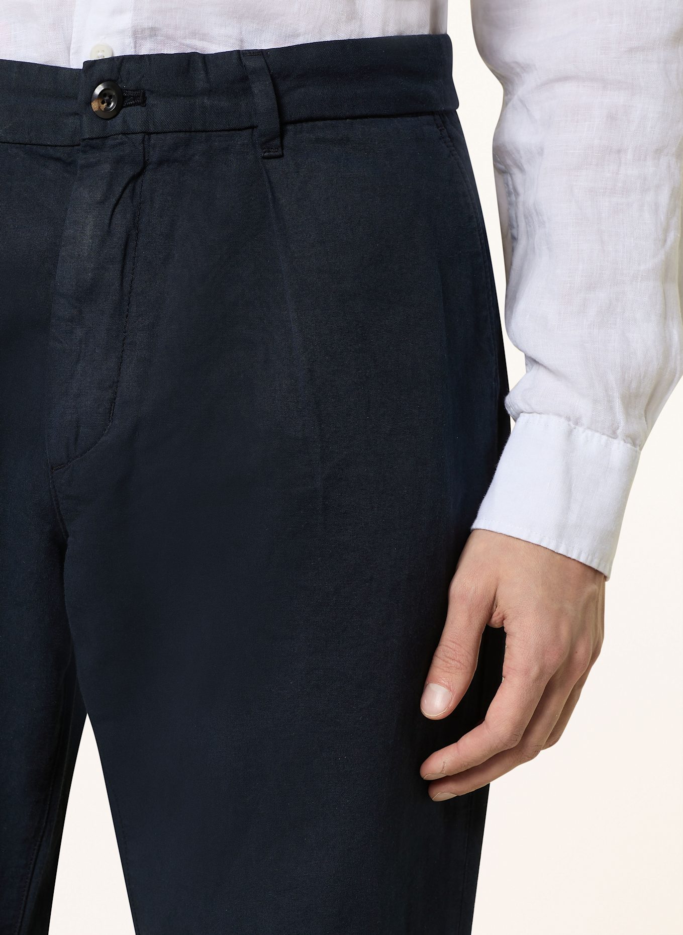 TOMMY HILFIGER Chino HARLEM Relaxed Tapered Fit: DUNKELBLAU