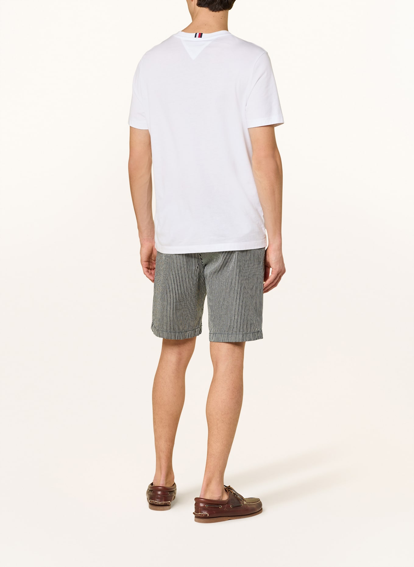 TOMMY HILFIGER Shorts HARLEM: WEISS/ DUNKELBLAU