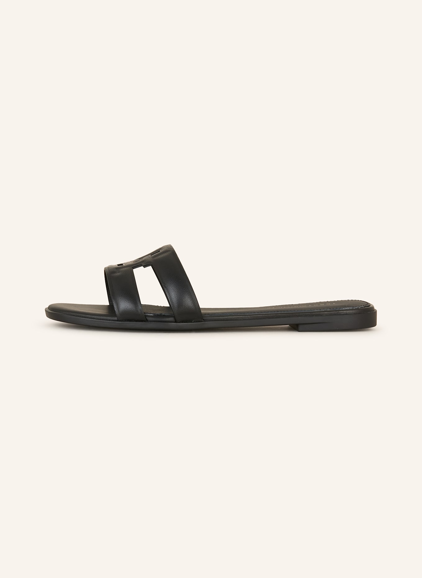 TOMMY HILFIGER mules: NOIR
