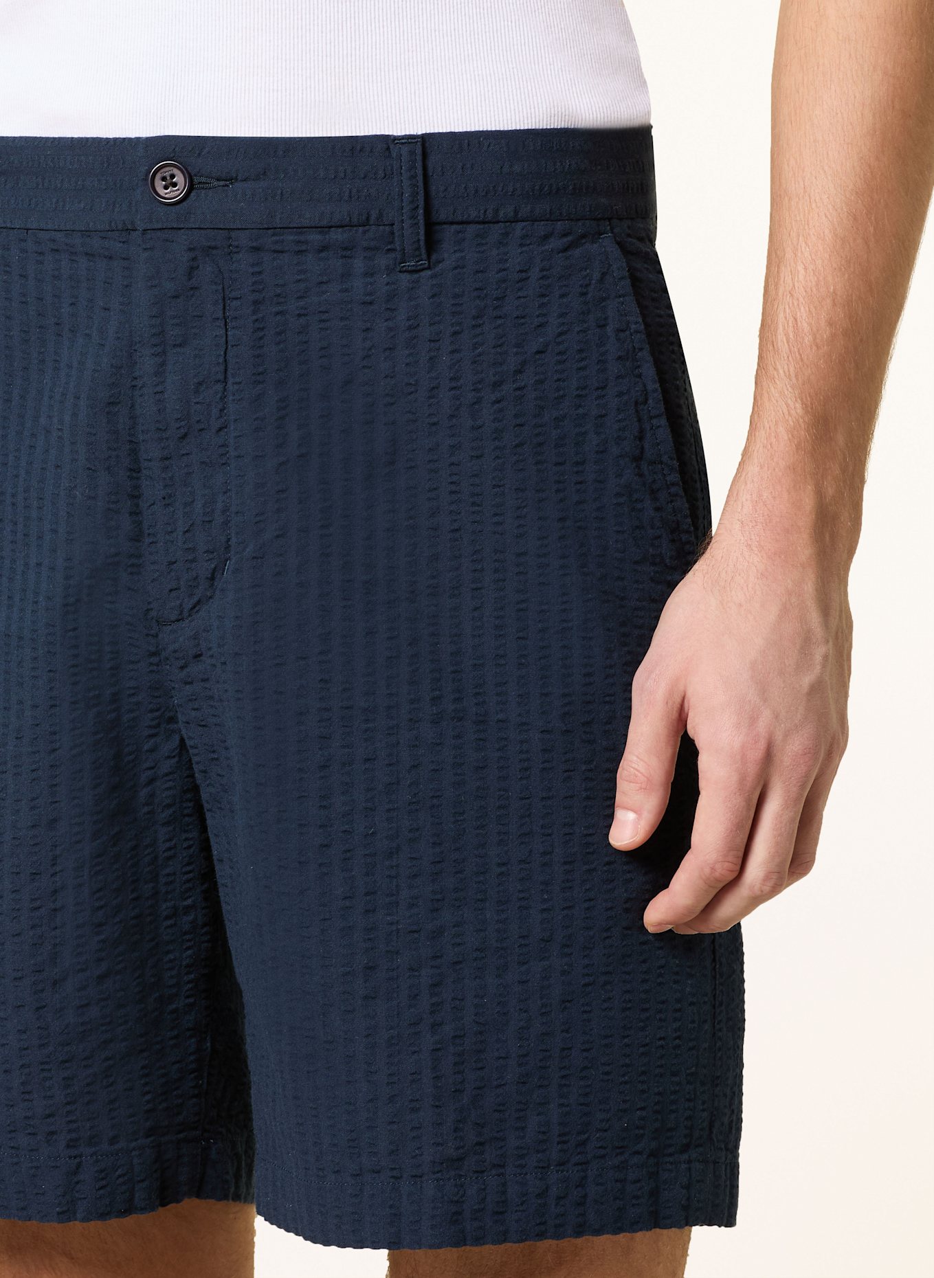 TOMMY HILFIGER Chino shorts regular fit, Color: DARK BLUE (Image 5)