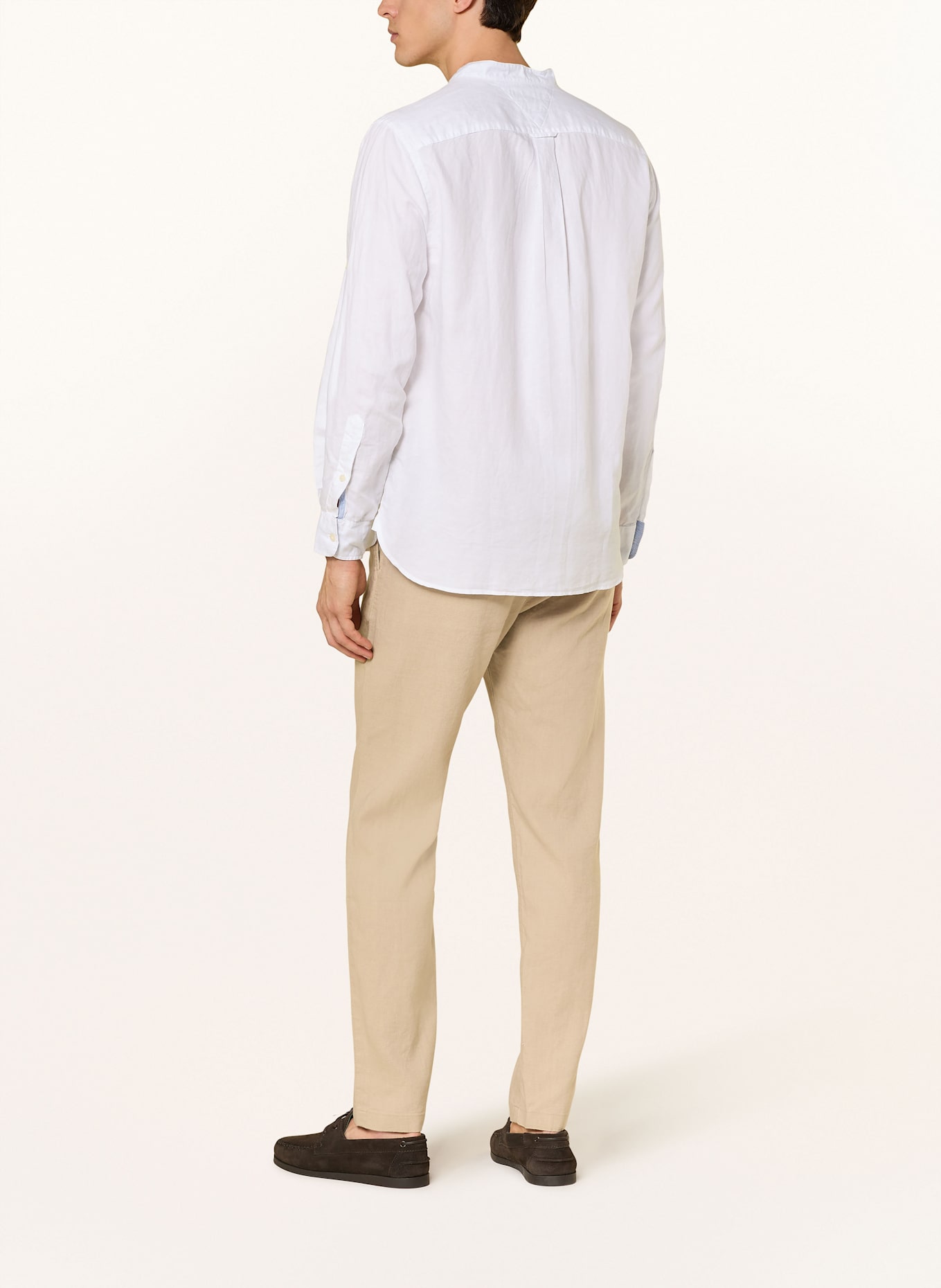 TOMMY HILFIGER Leinenhose im Jogging-Stil Extra Slim Fit: BEIGE