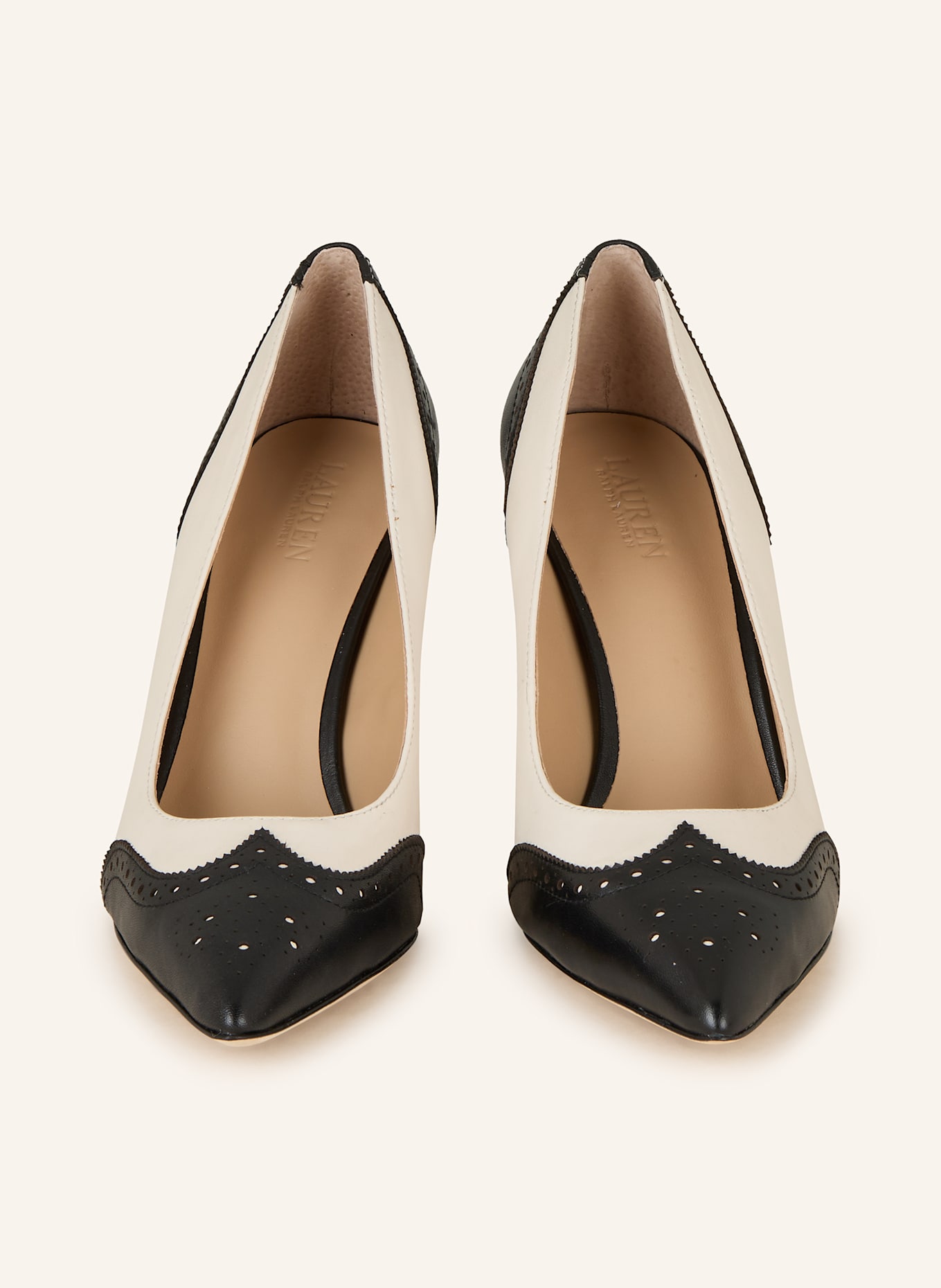 LAUREN RALPH LAUREN Pumps LYNDEN: ECRU/ SCHWARZ