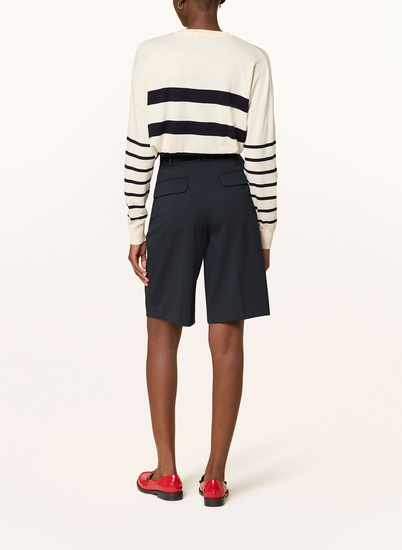 ottod'ame Sweater: ECRU / BLACK