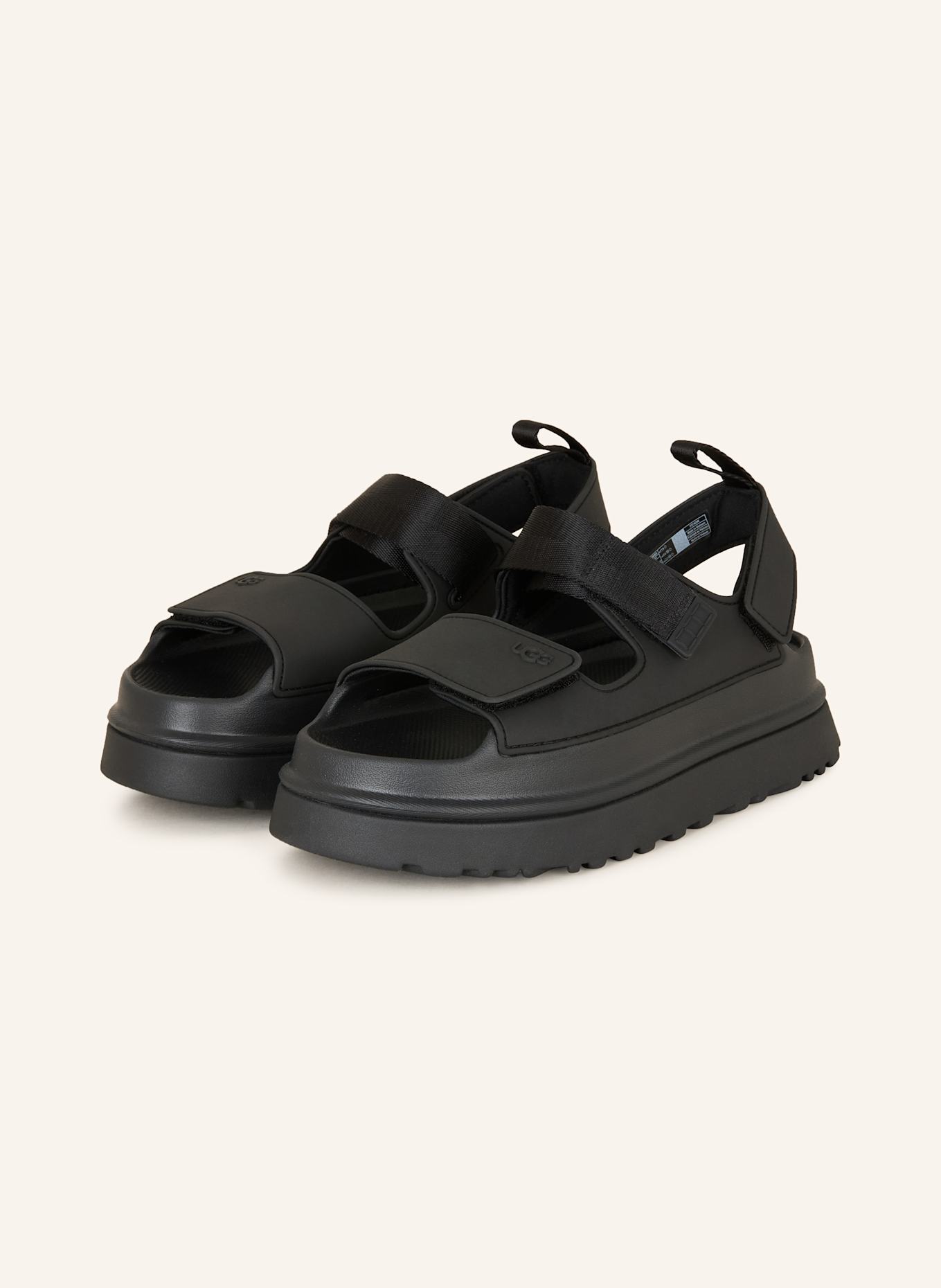 UGG Plateau-Sandalen GOLDENGLOW: SCHWARZ