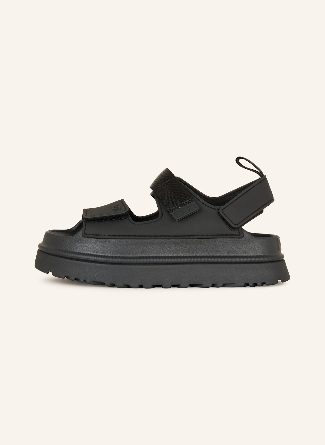 UGG Plateau-Sandalen GOLDENGLOW: SCHWARZ