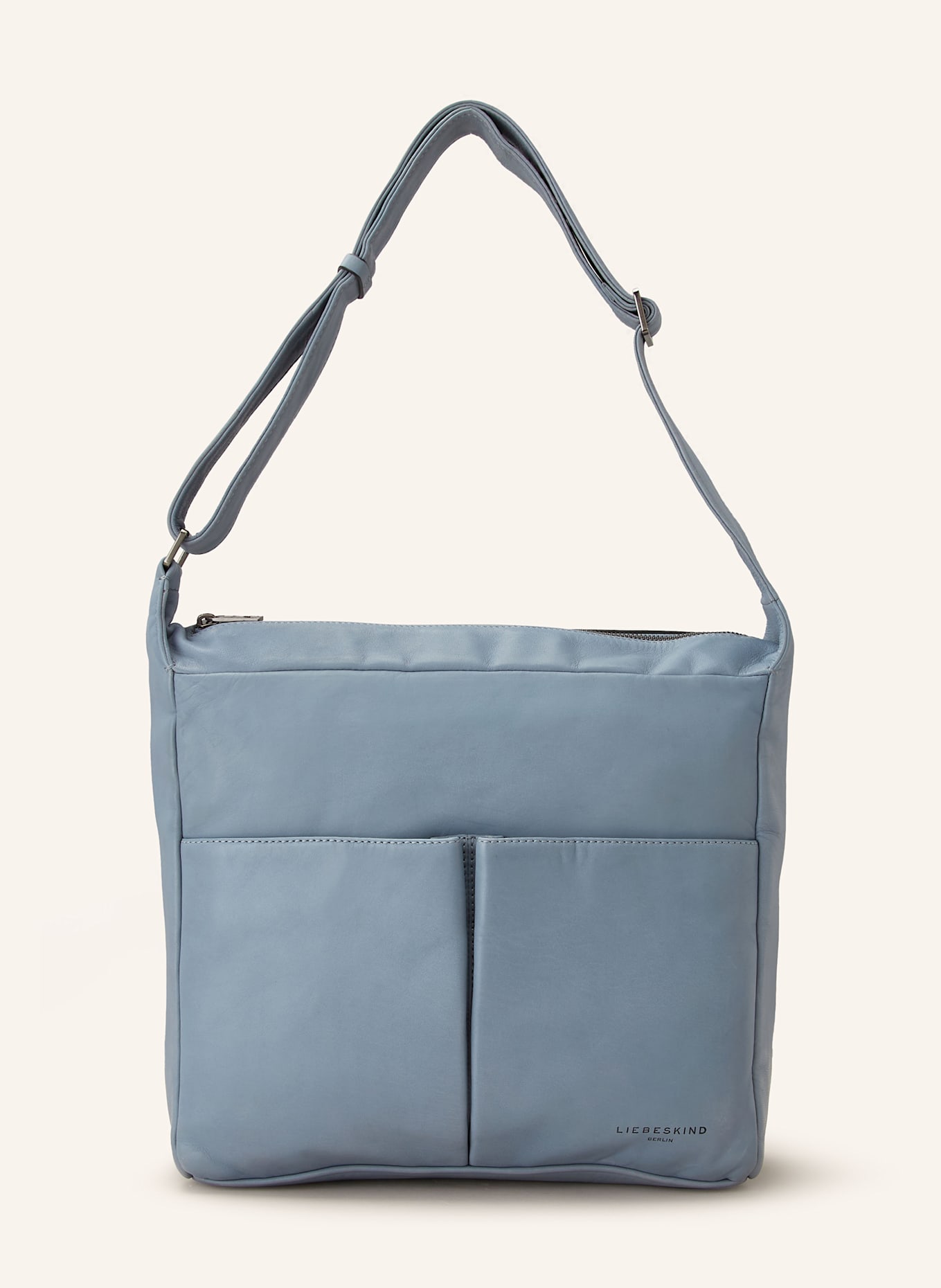 LIEBESKIND Hobo bag HERA MEDIUM: BLUE GRAY