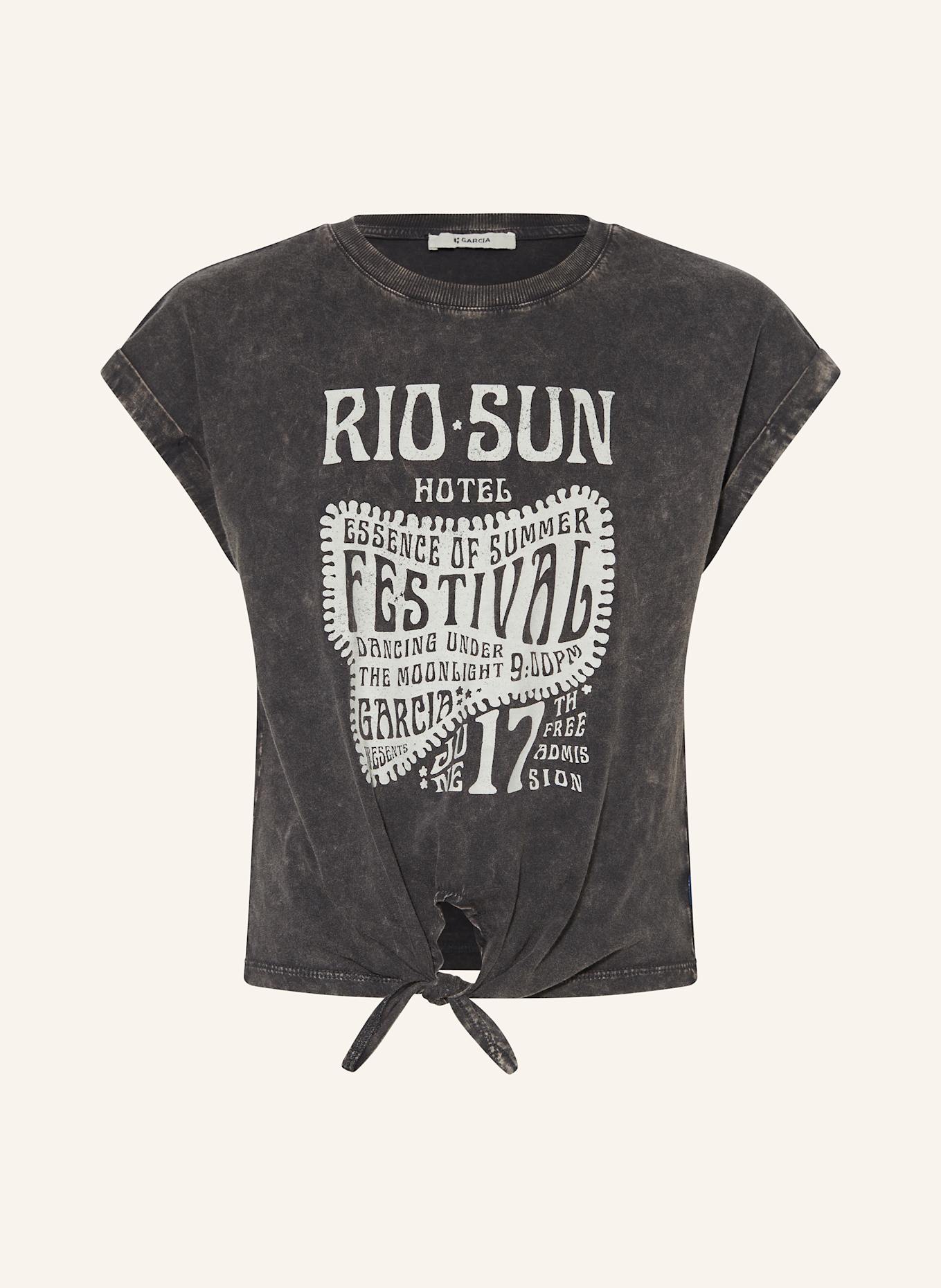 GARCIA Tričko: TMAVĚ ŠEDÁ