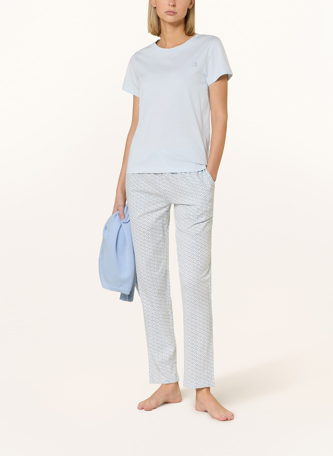 Marc O'Polo Pajama shirt: LIGHT BLUE