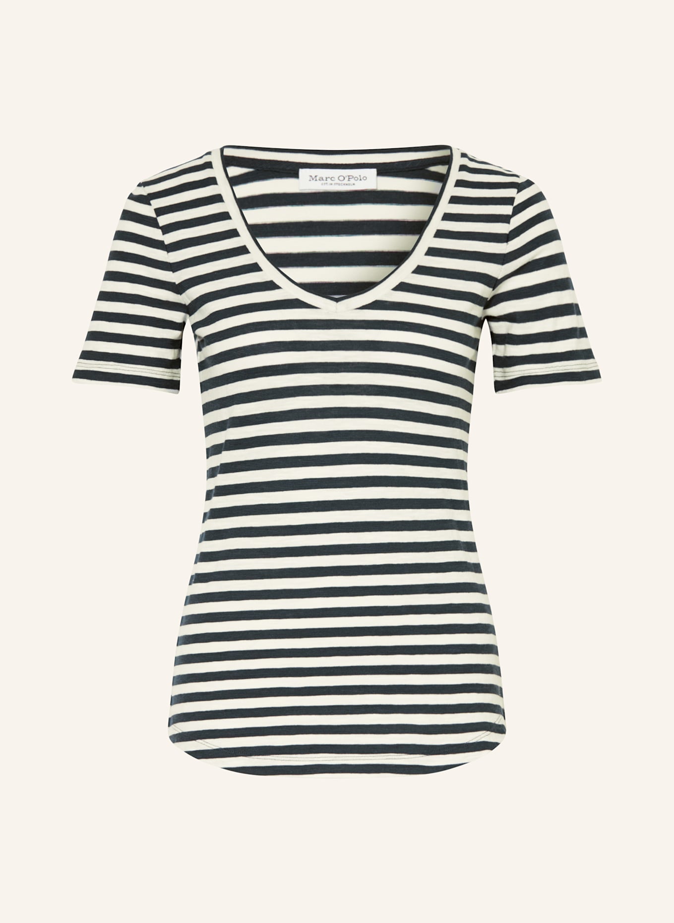 Marc O'Polo Tričko: REŽNÁ / TMAVĚ MODRÁ